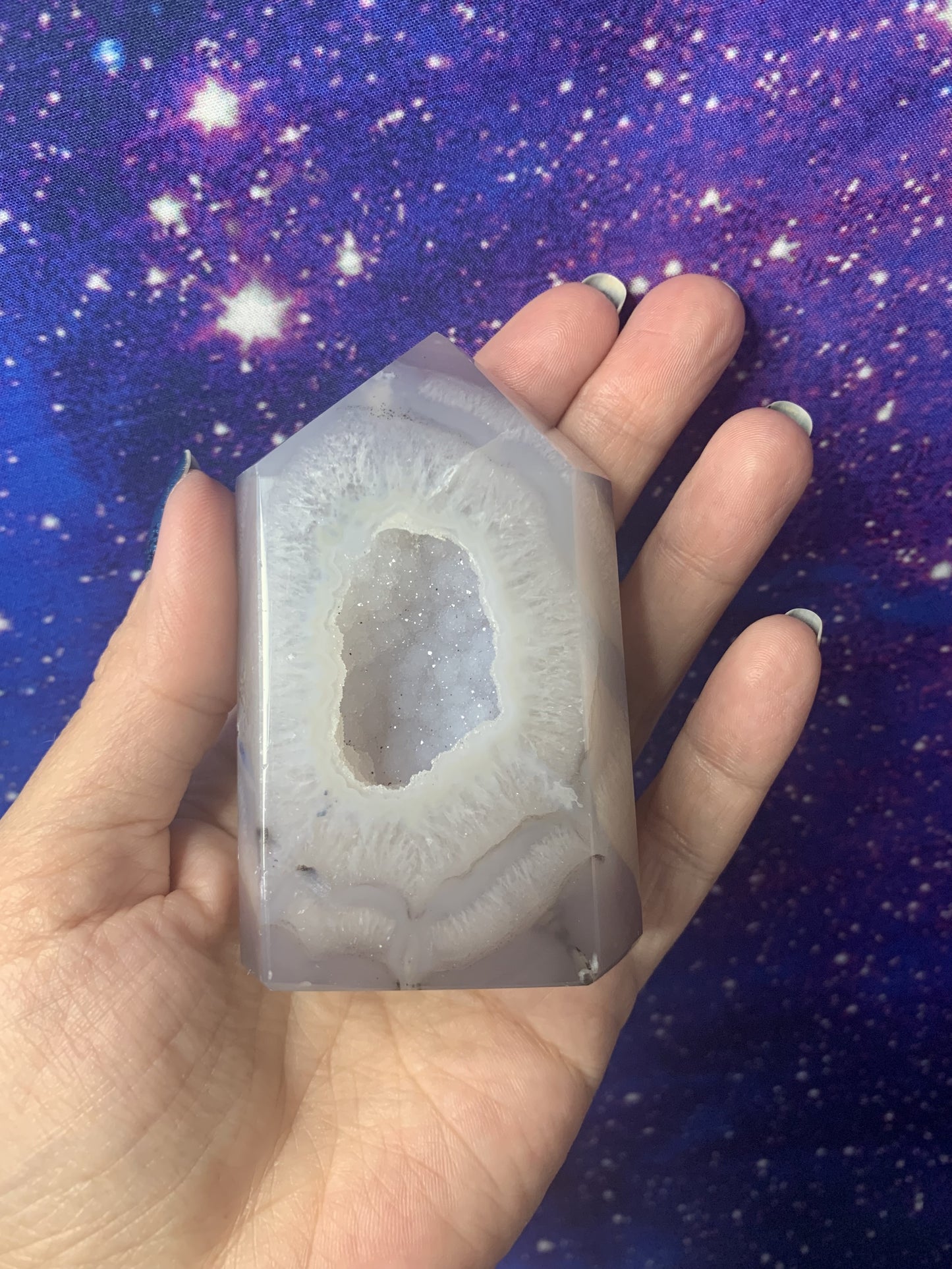 Amethyst Agate Geode Tower