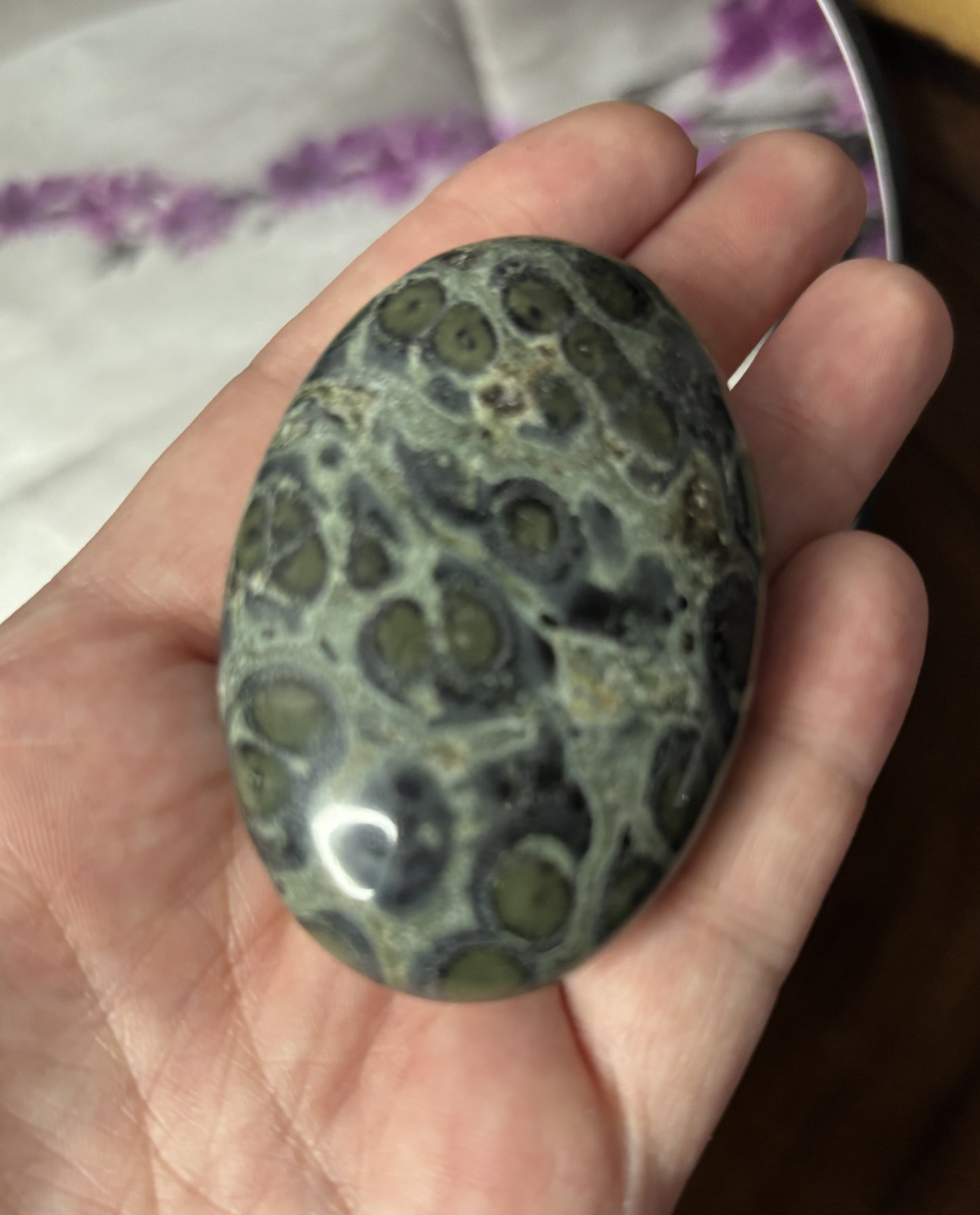 Kambaba Jasper Palm Stones
