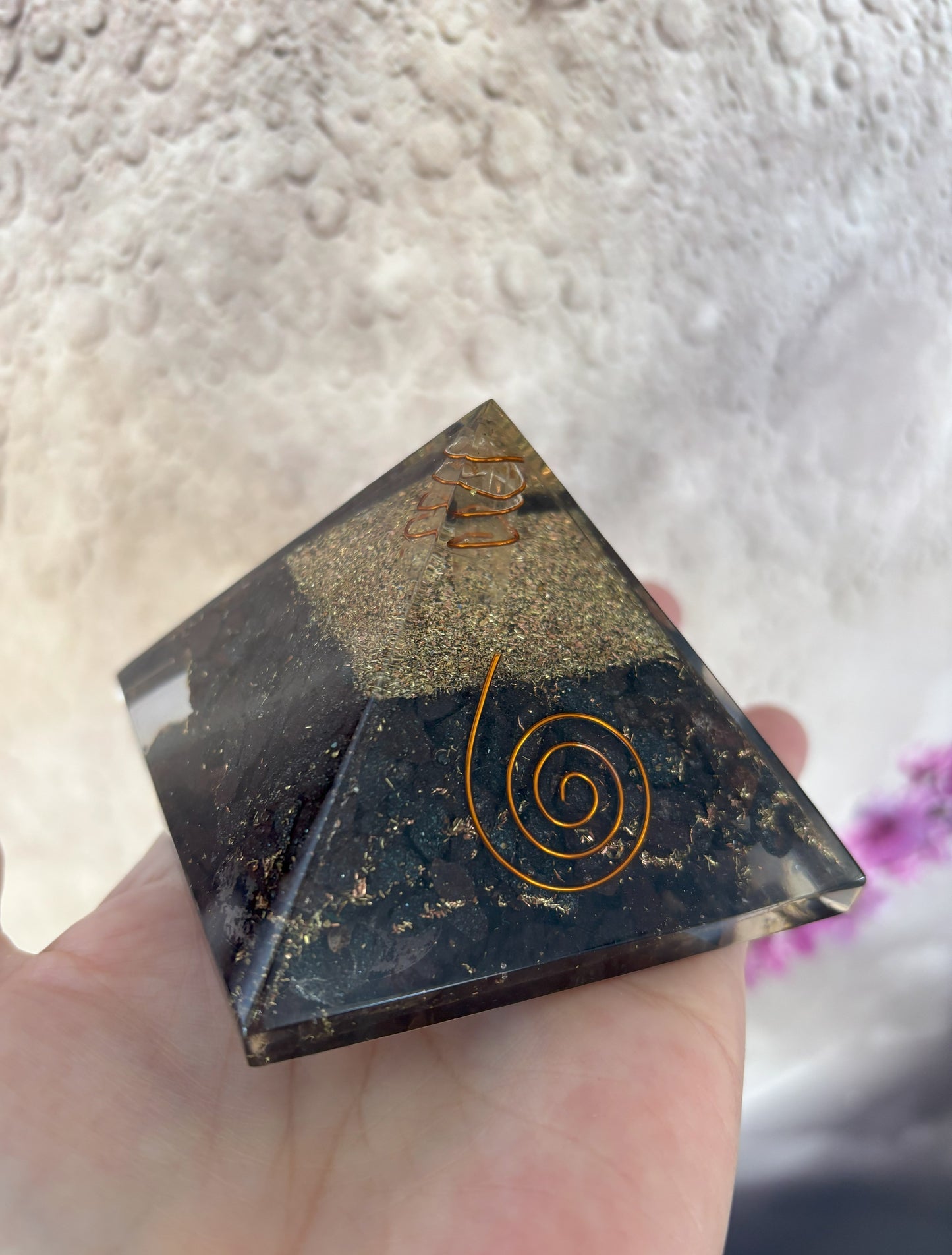 Hematite Orgonite Pyramid