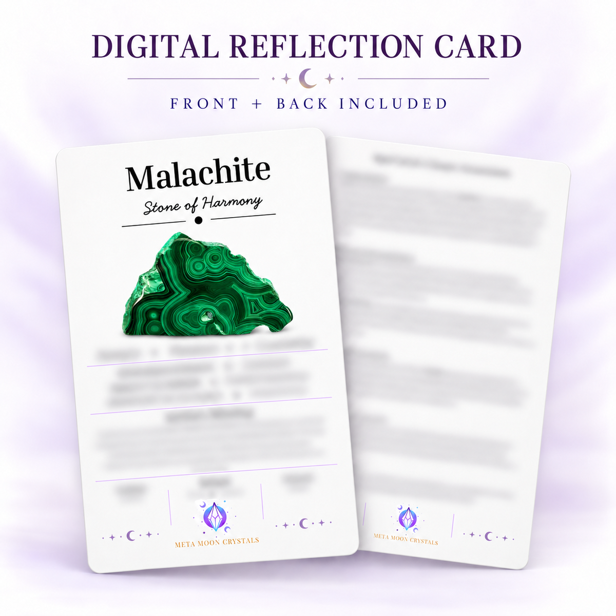 Malachite Digital Reflection Card