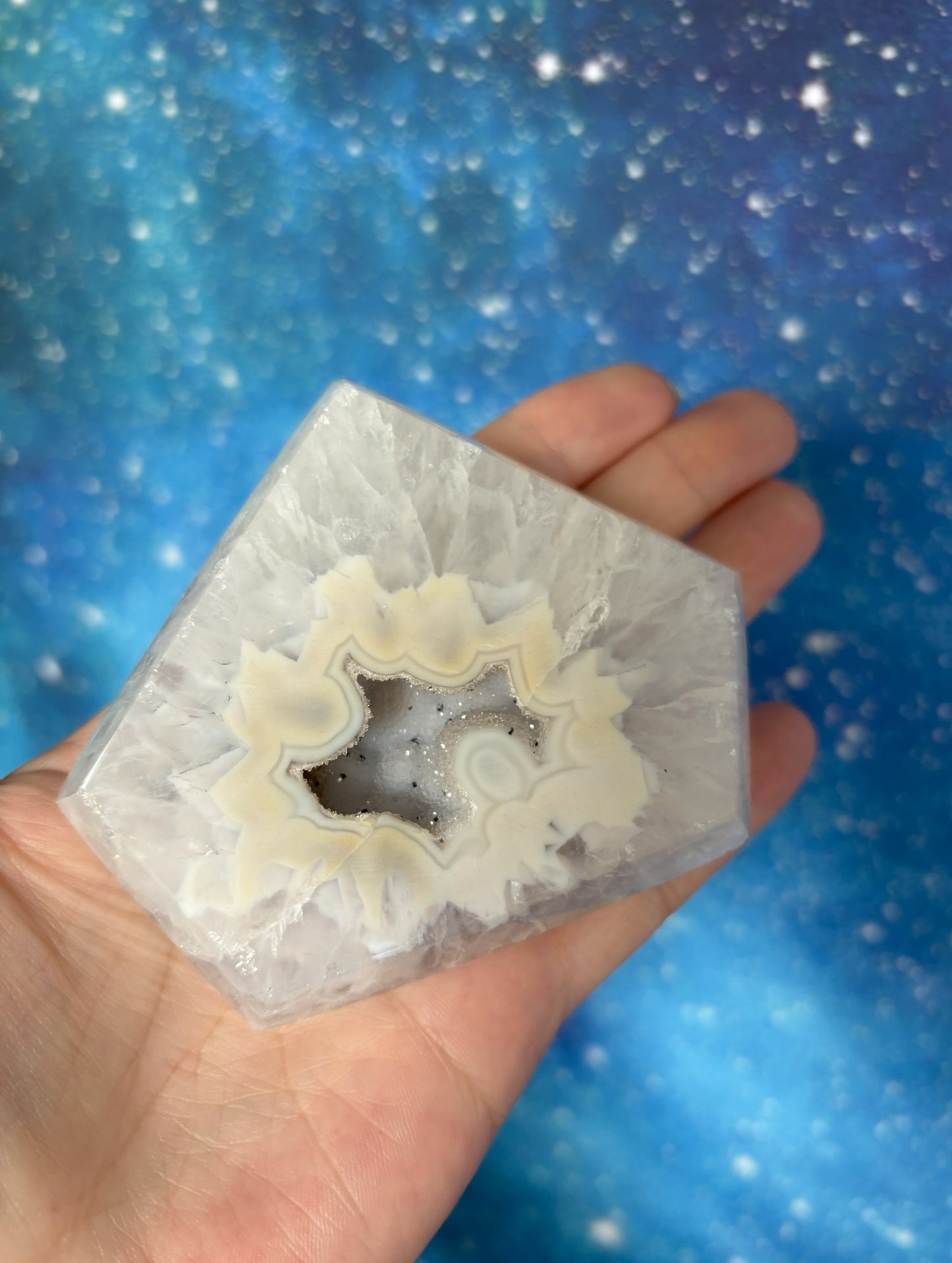 Polished Agate Diamond
