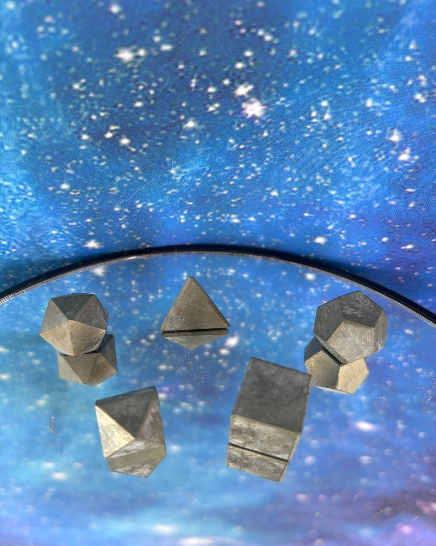 Pyrite Sacred Geometry Set