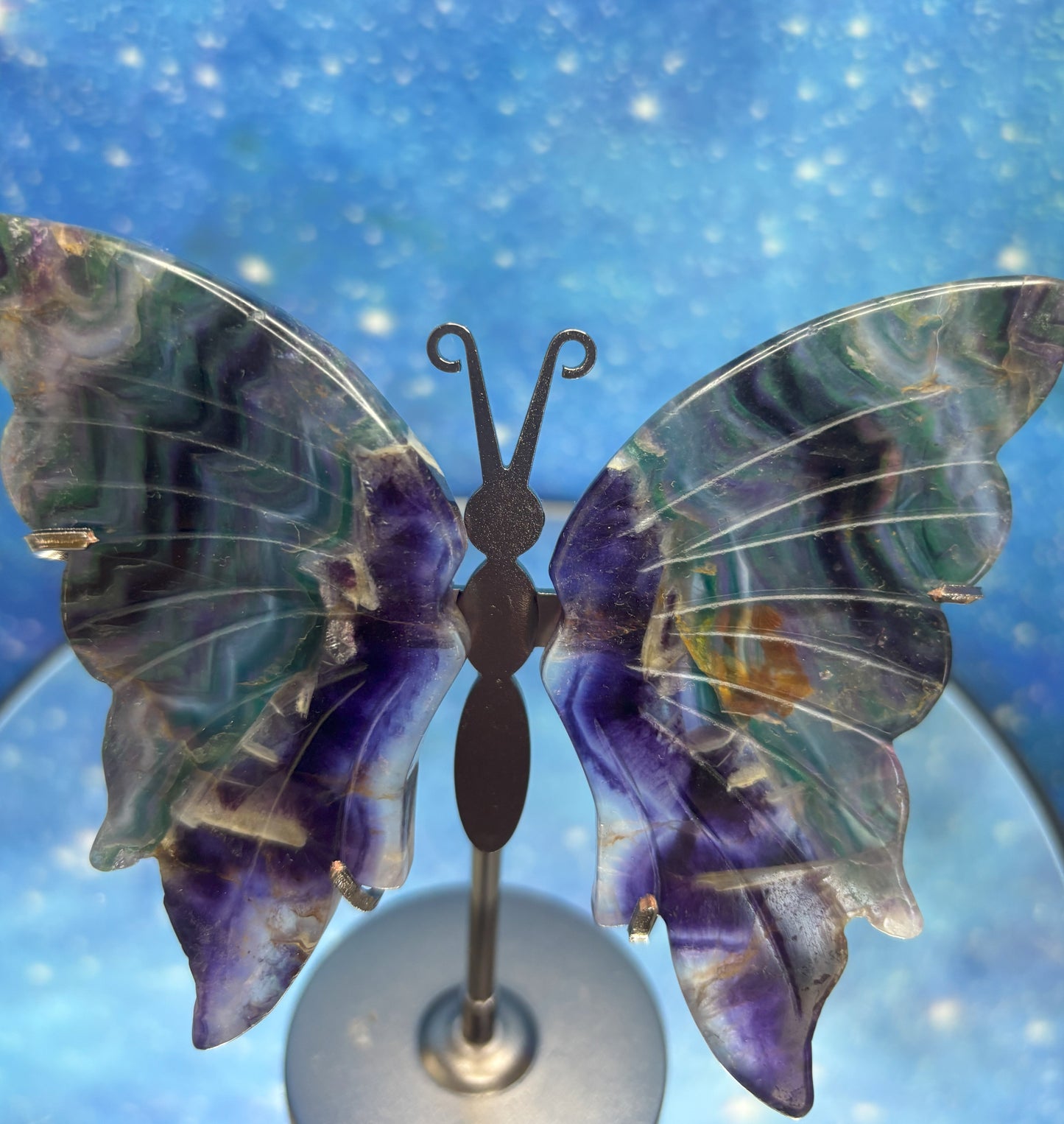 Fluorite Butterfly on Stand