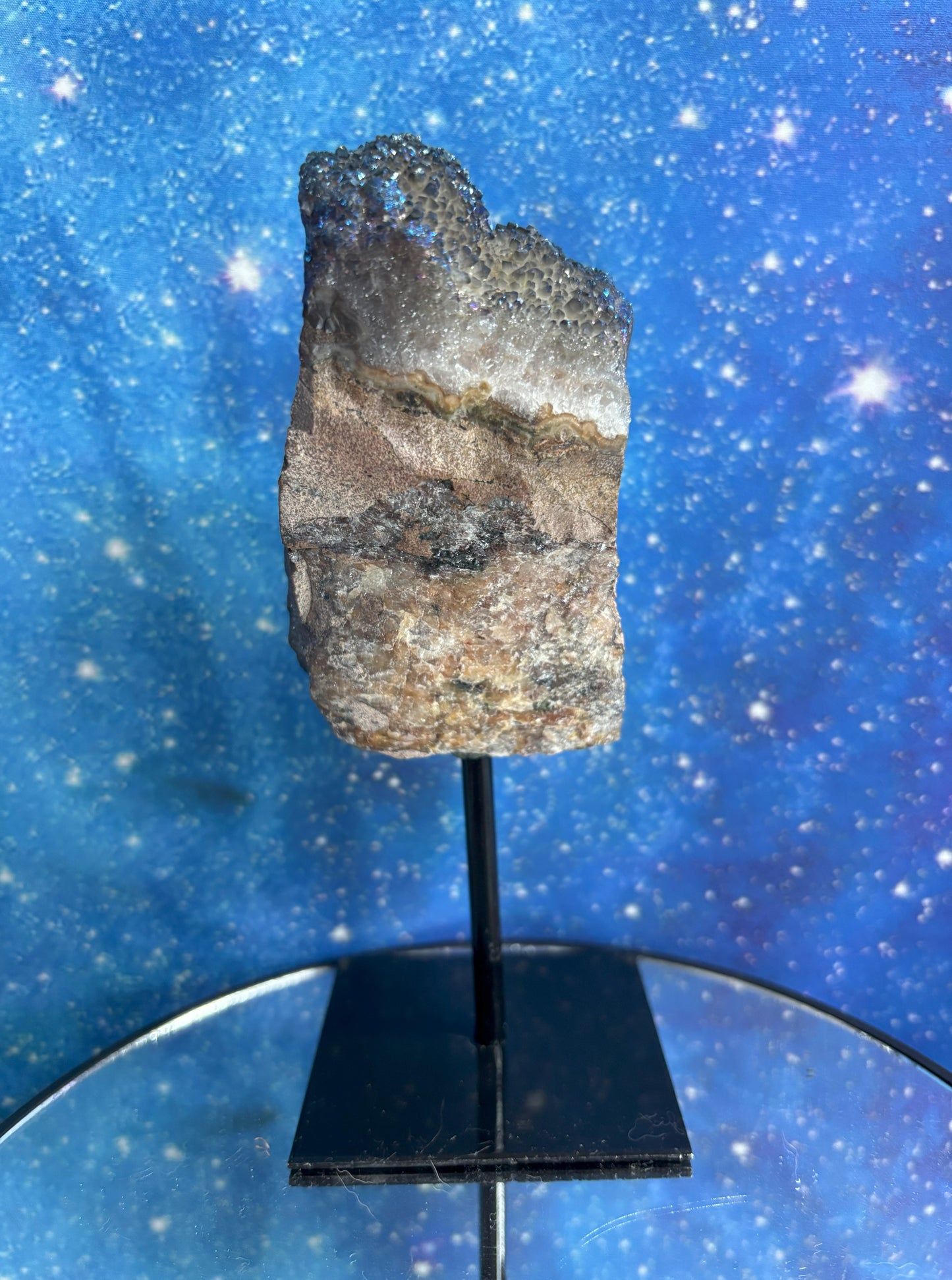 Rainbow Amethyst on Stand