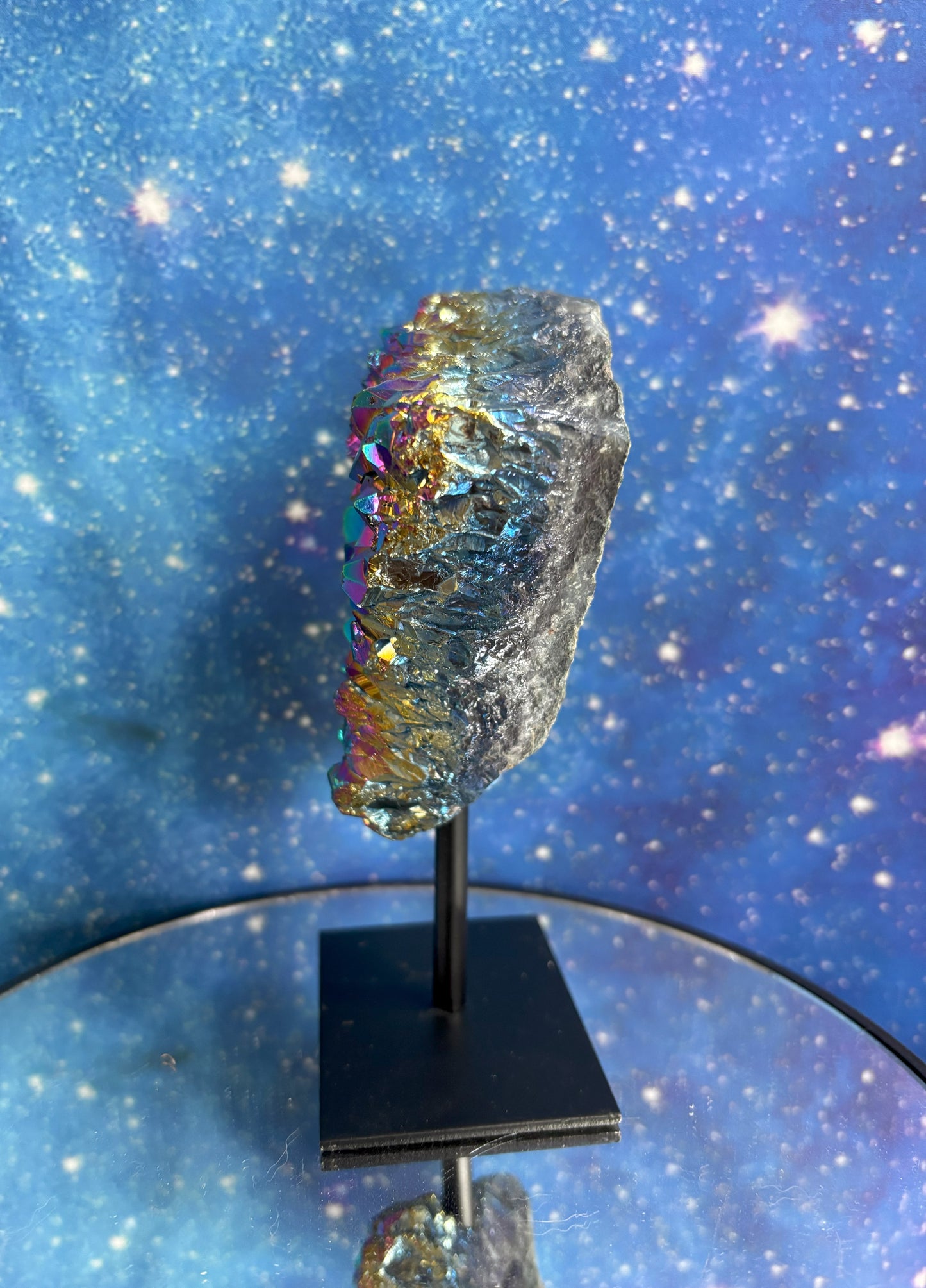 Rainbow Amethyst on Stand