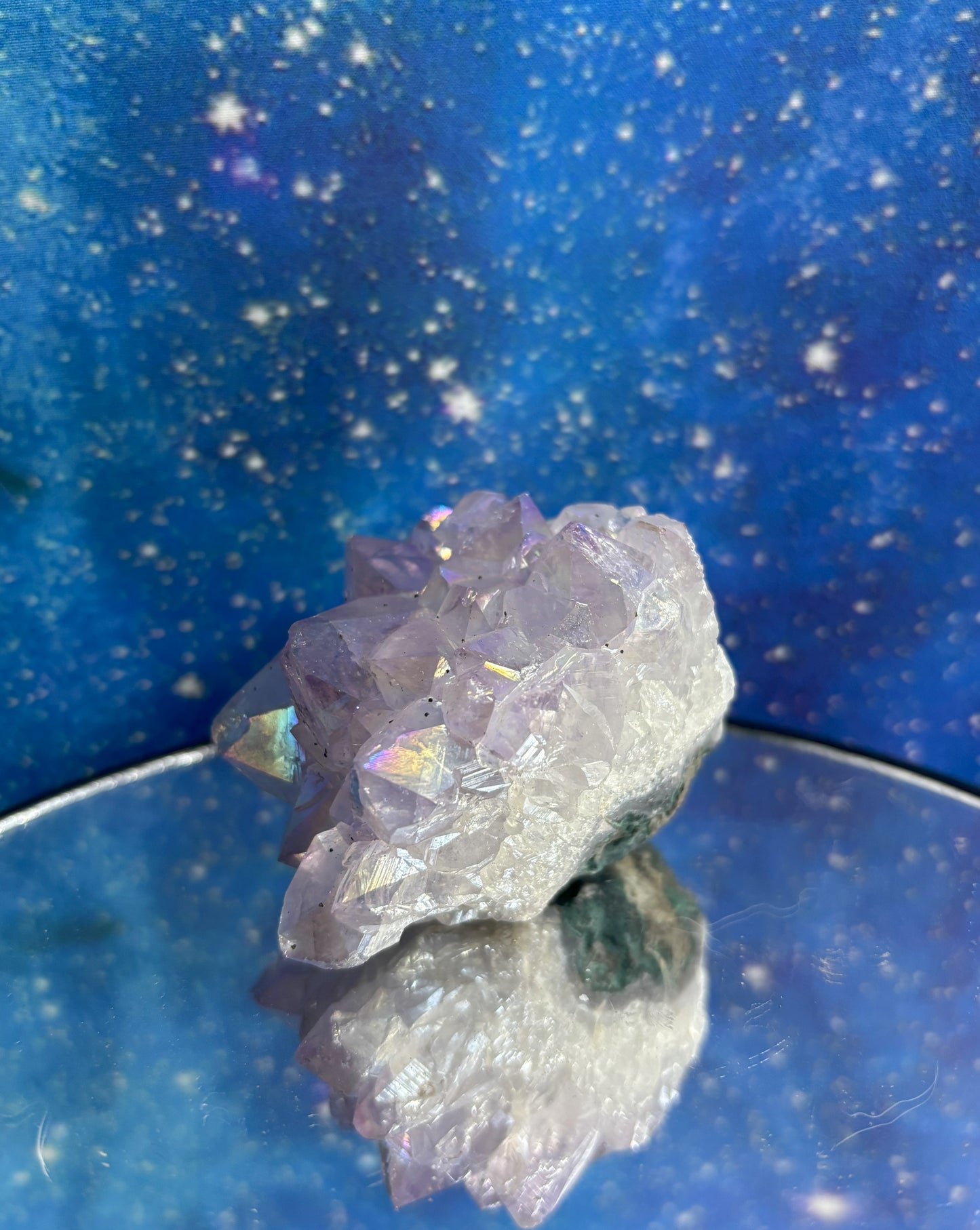 Angel Aura Amethyst Cluster