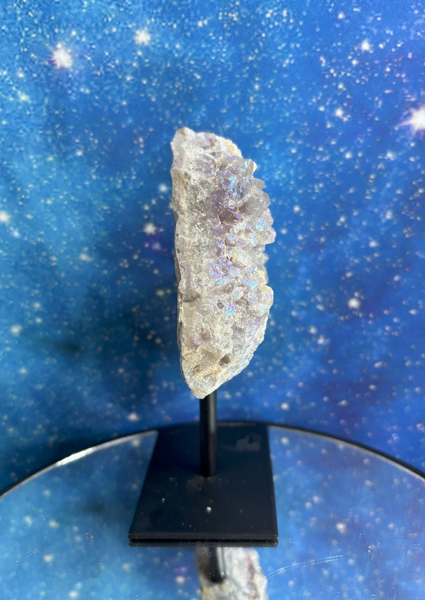 Angel Aura Amethyst on Stand