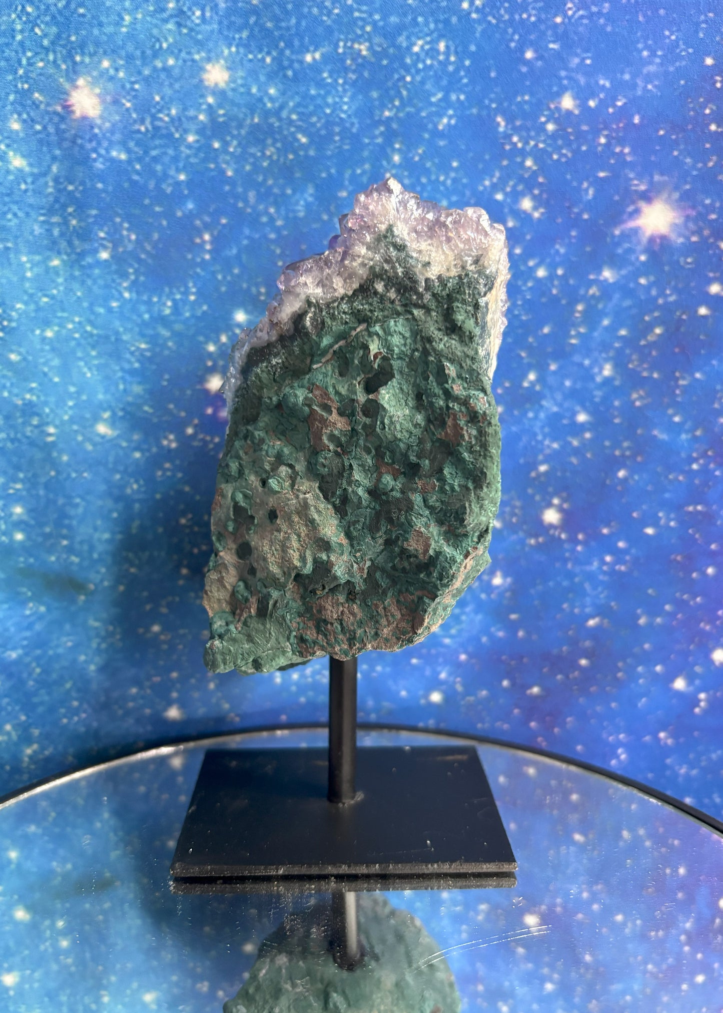 Angel Aura Amethyst on Stand