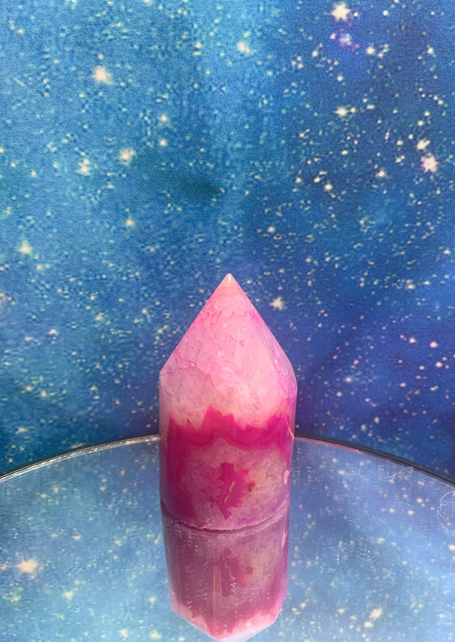 Pink Agate Pillar