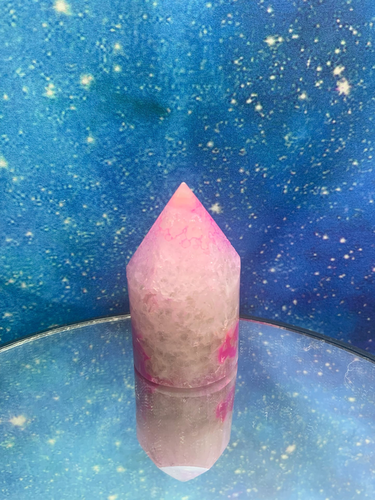 Pink Agate Pillar