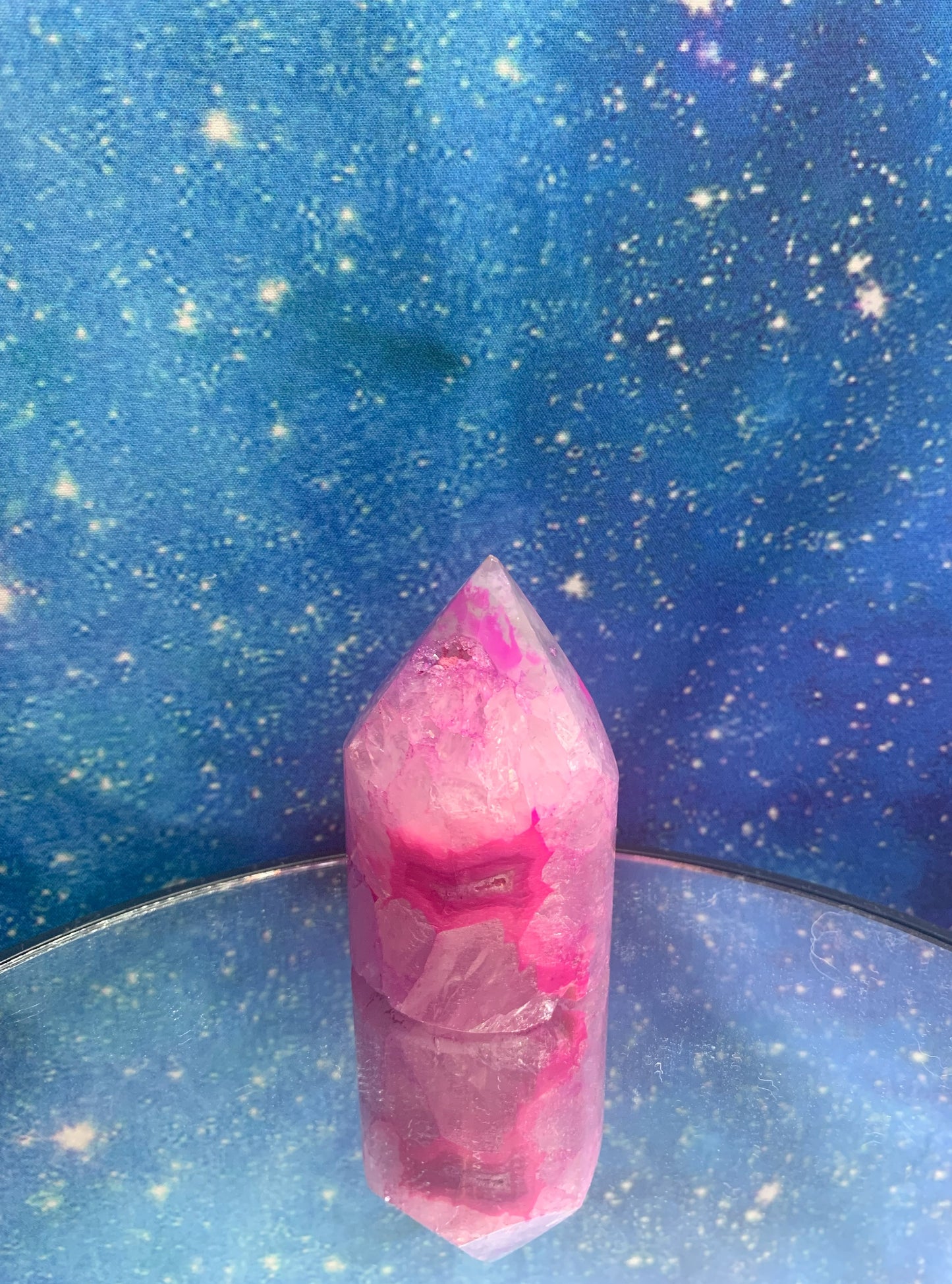 Pink Agate Pillar