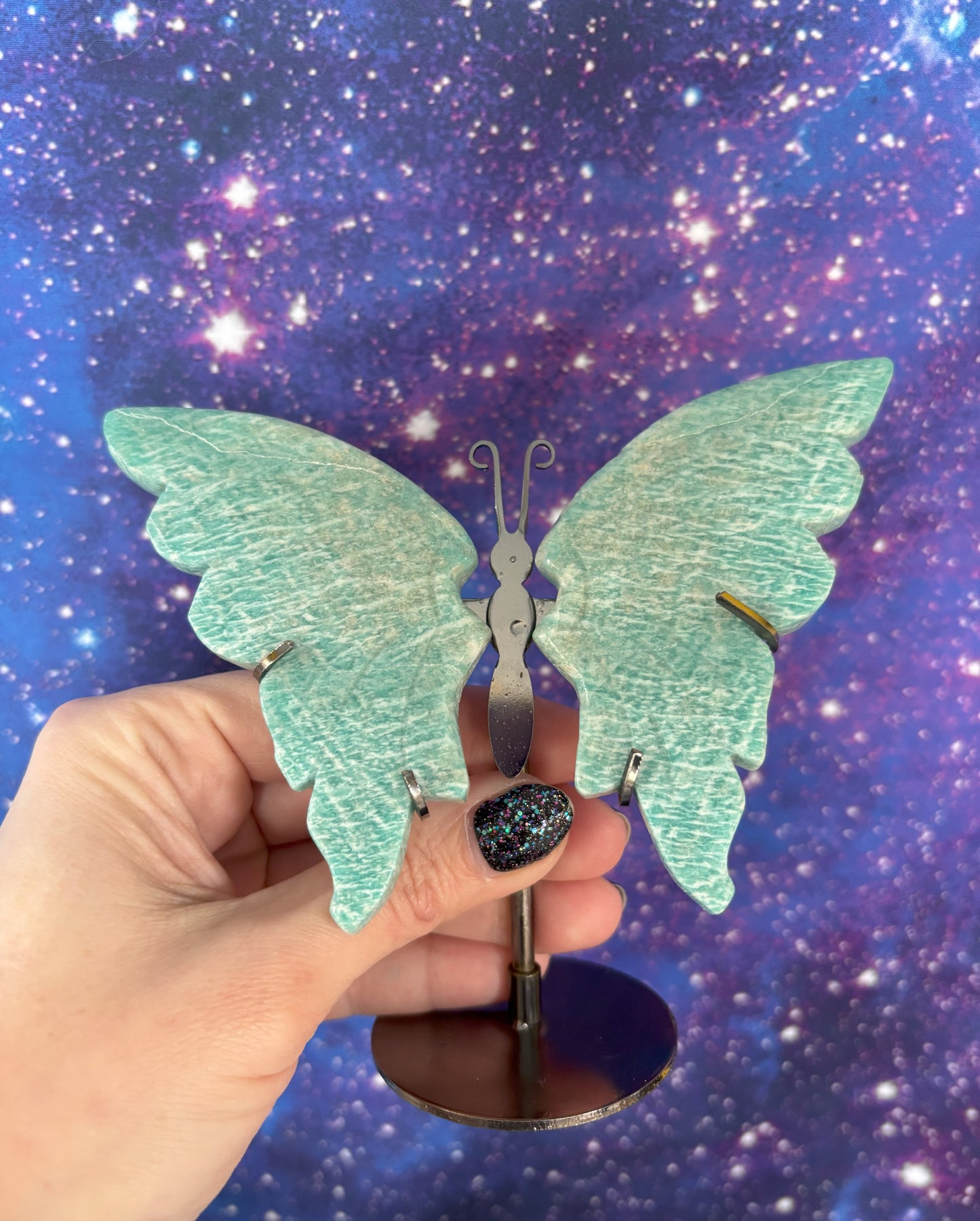 Amazonite Butterfly on Stand