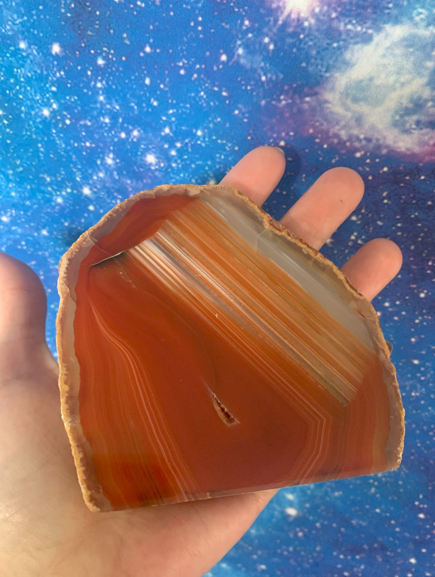 Red Agate Cut Ends