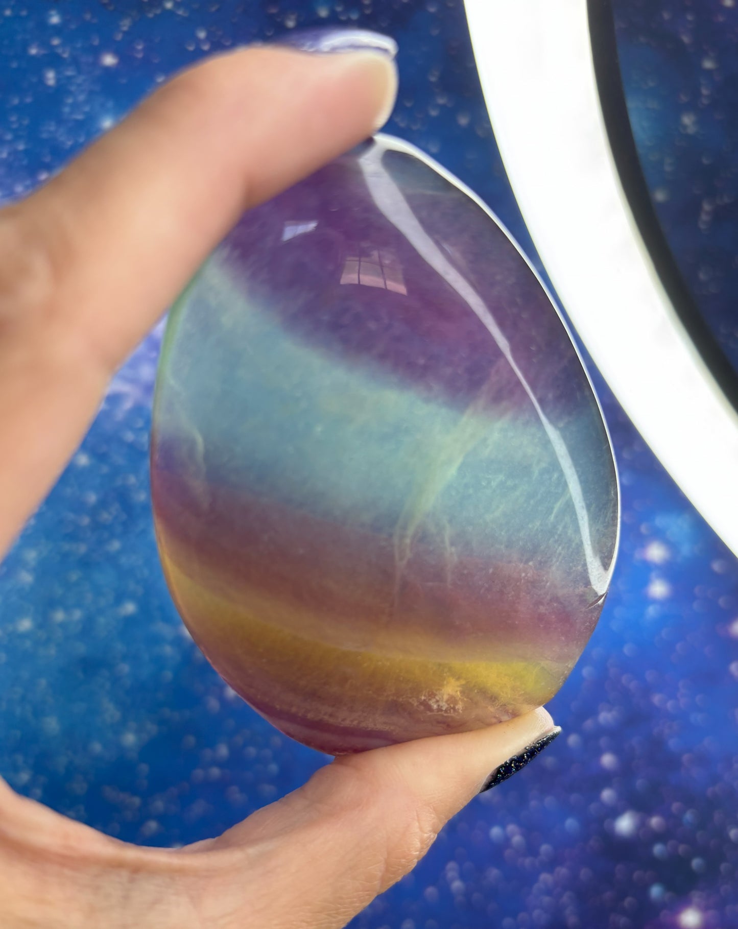 Rainbow Fluorite Free Form