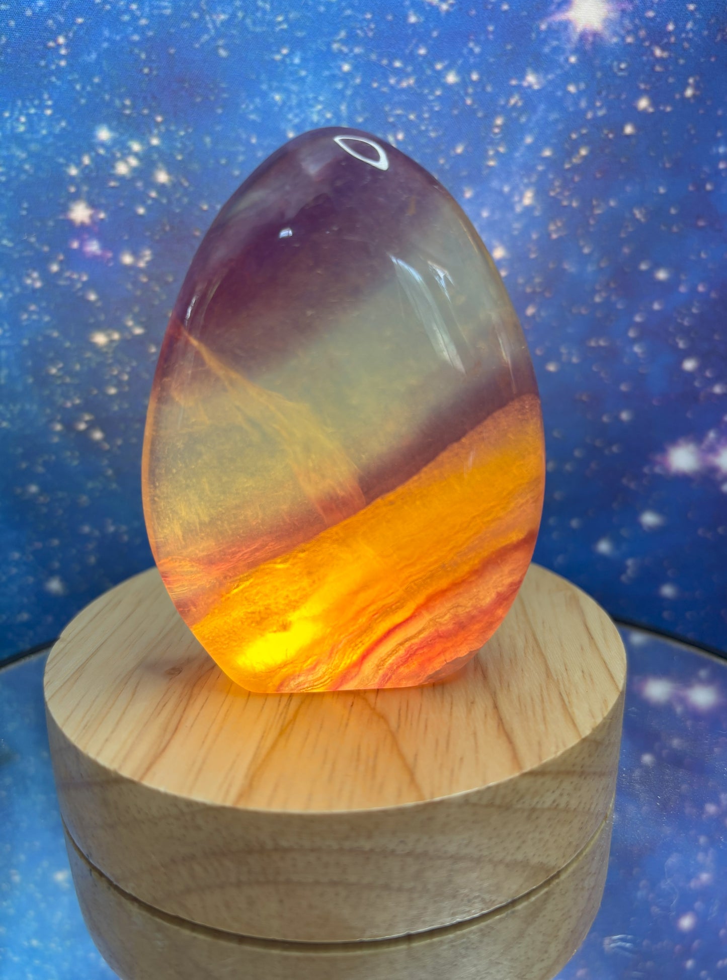 Rainbow Fluorite Free Form