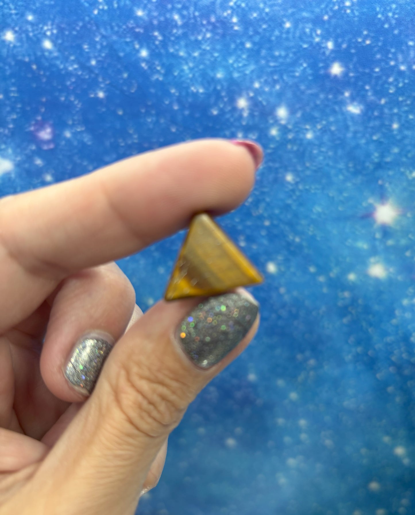 Tiger's Eye Sacred Geometry Set (5pc)
