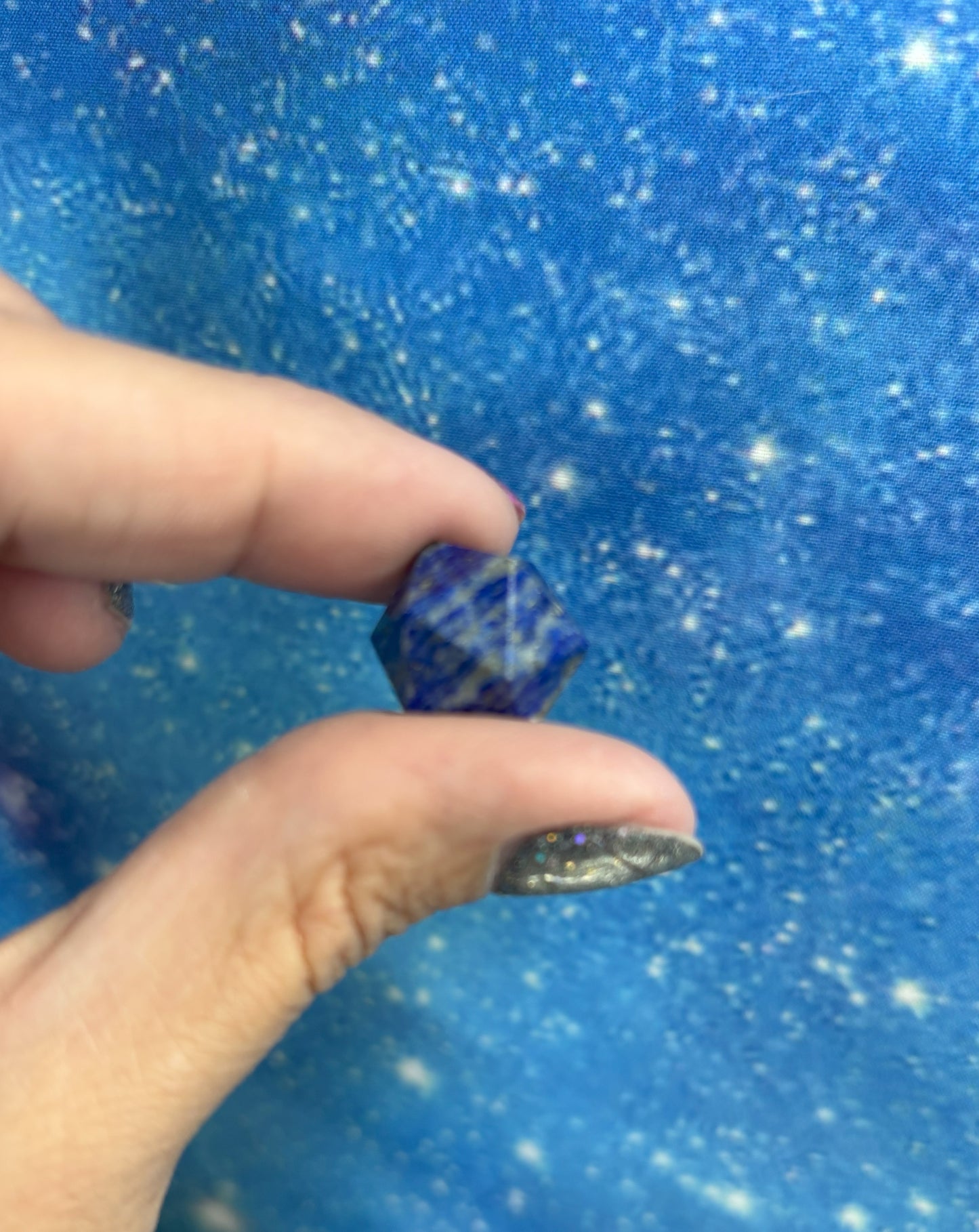 Lapis Lazuli Sacred Geometry Set (5pc)
