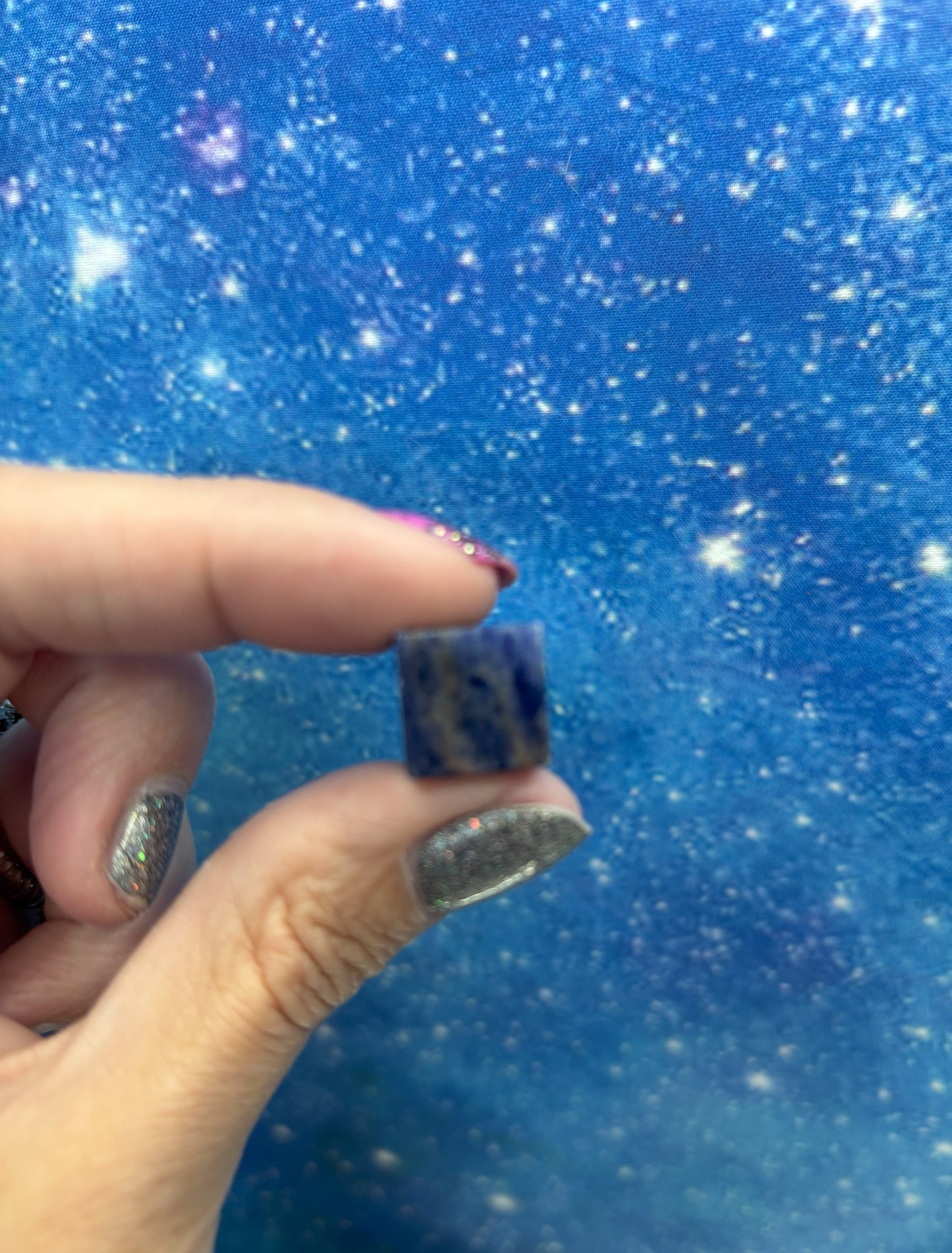 Sodalite Sacred Geometry Set (7pc)