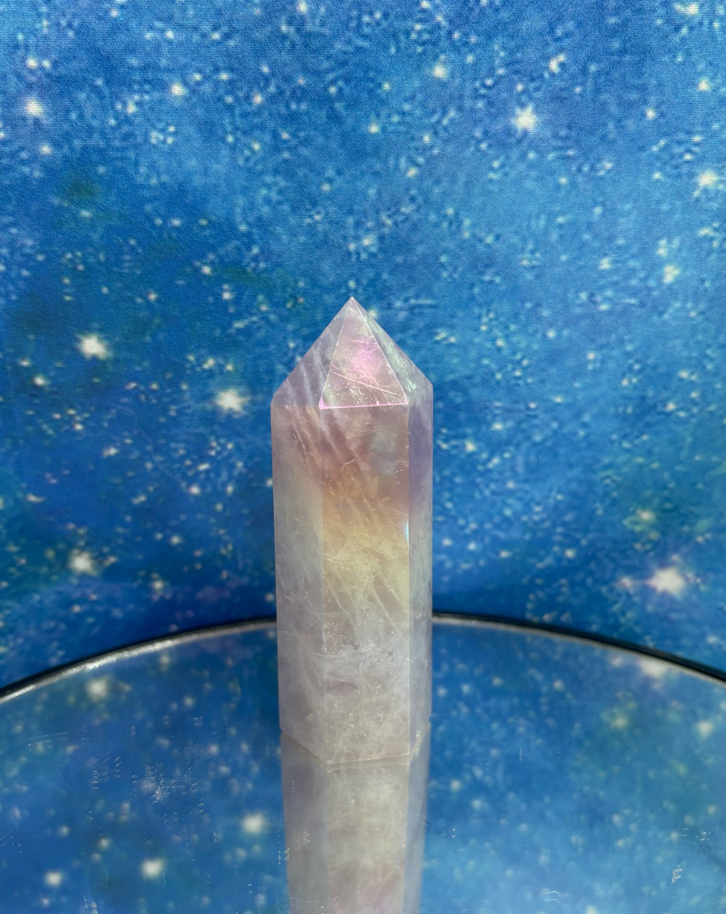 Angel Aura Rose Quartz Towers
