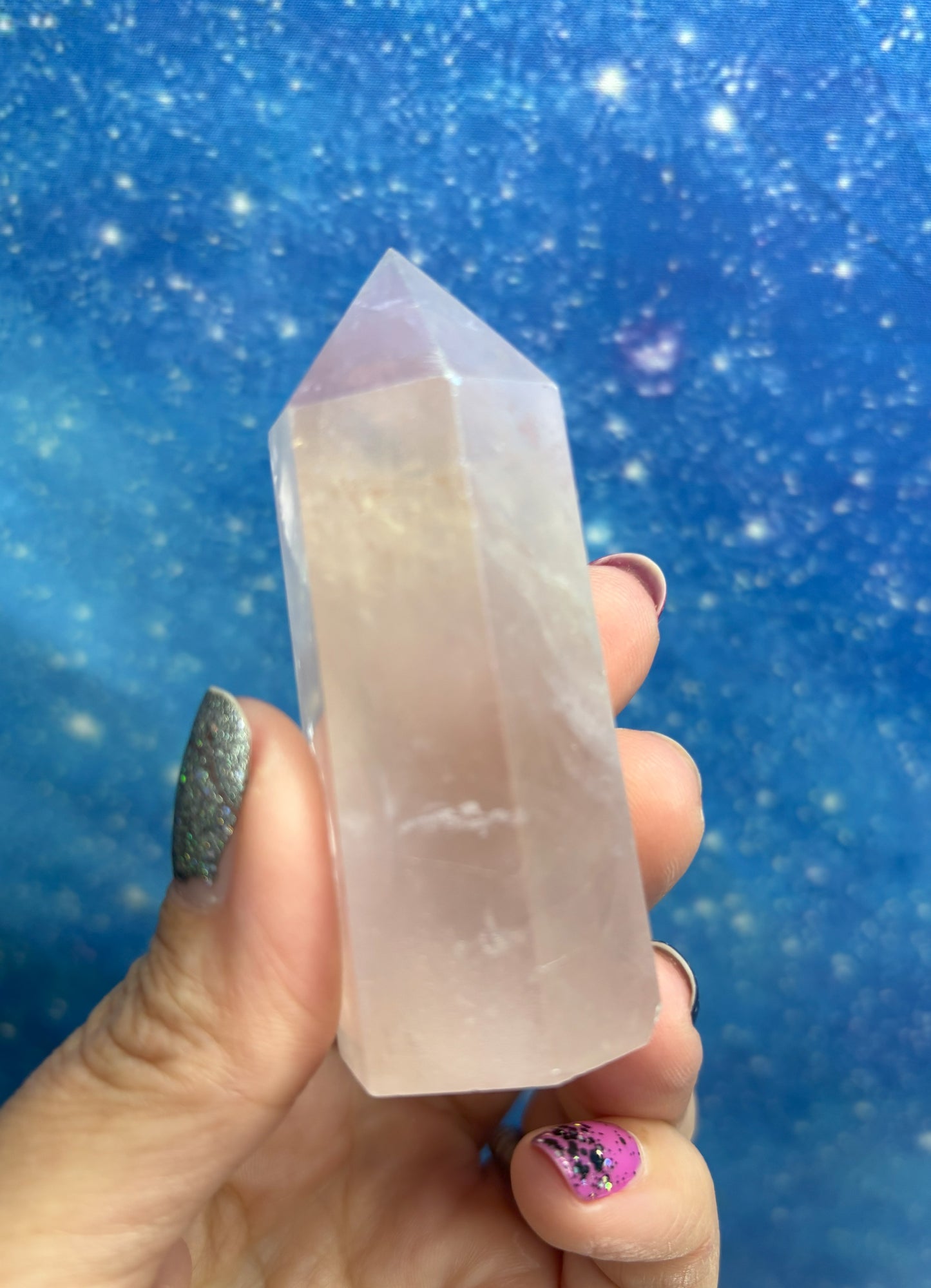 Angel Aura Rose Quartz Towers