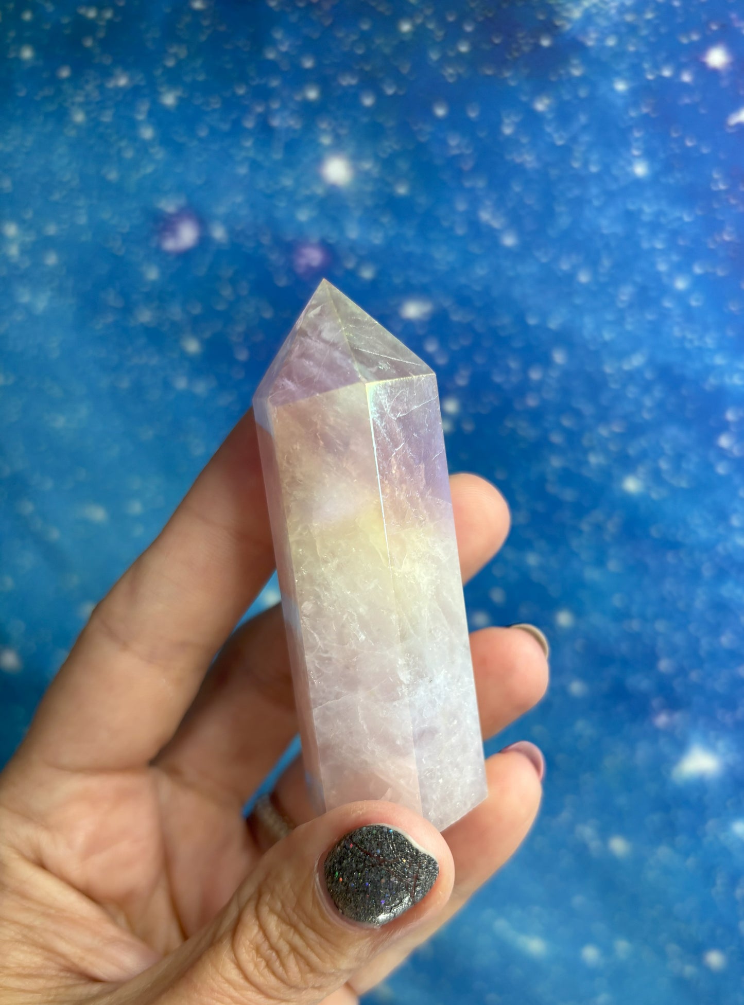 Angel Aura Rose Quartz Towers