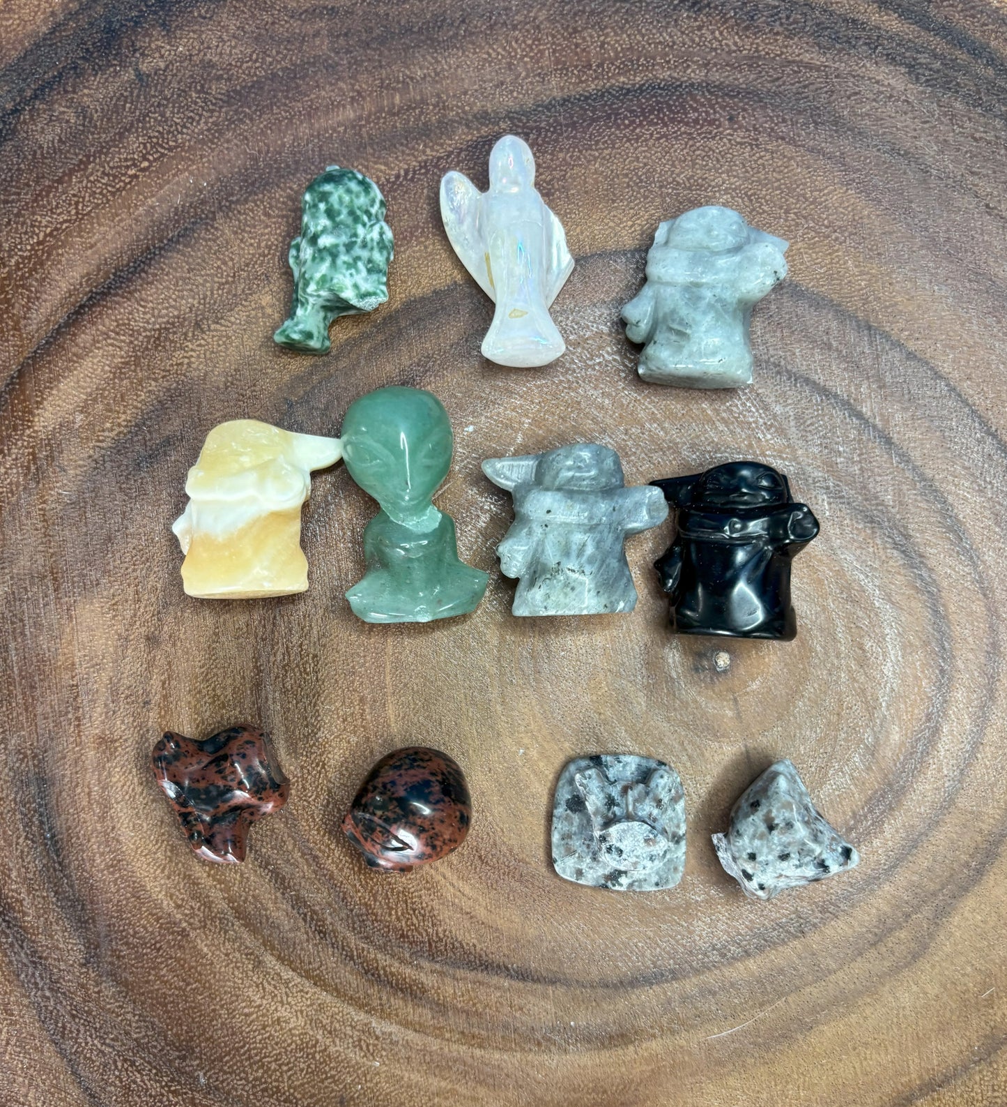 Broken Crystal Figurines