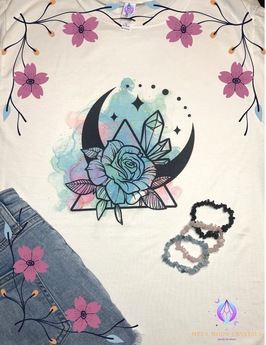 Triangle Moon/Crystal Shirt