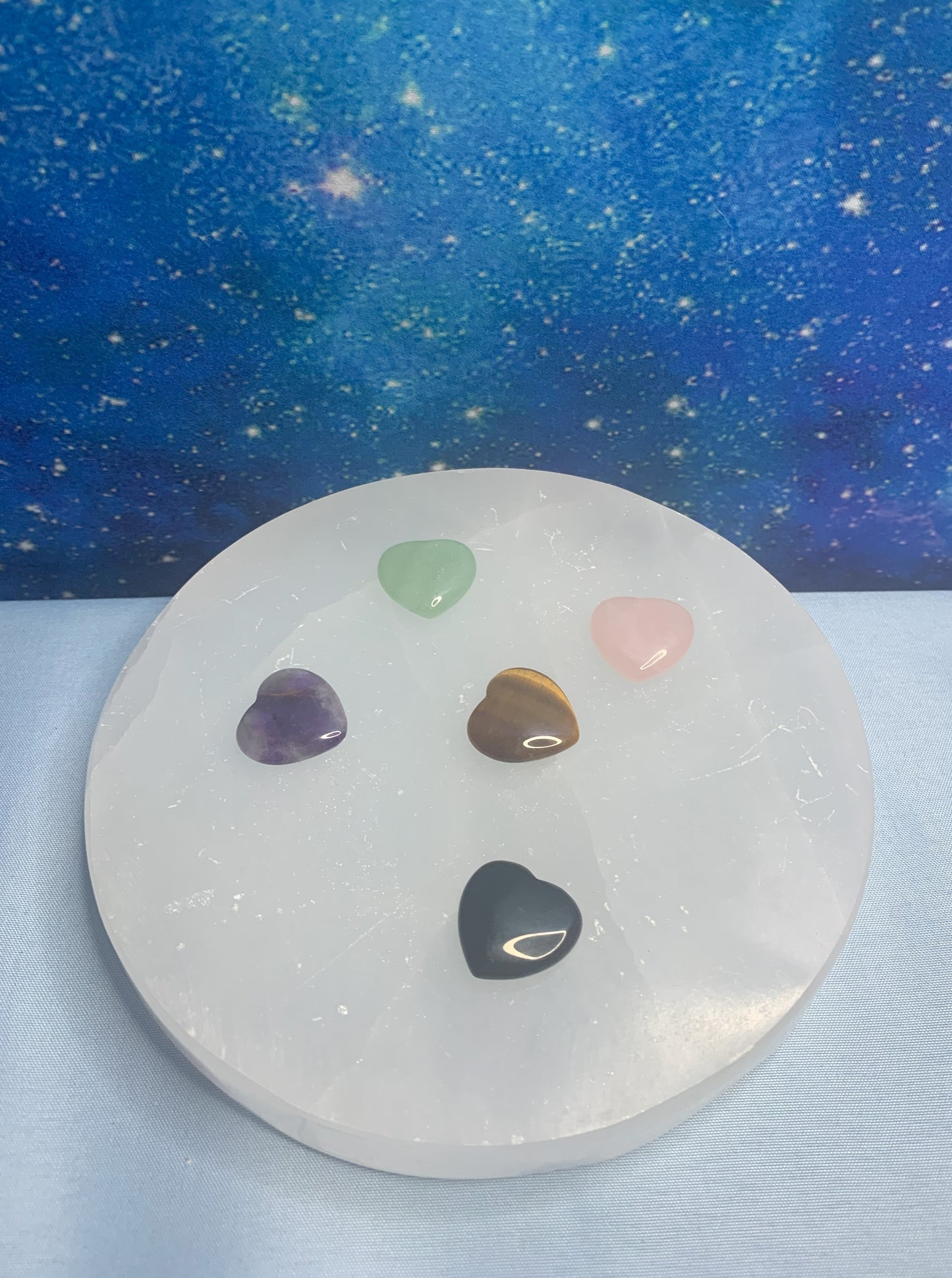 5.5" Round Selenite Plate