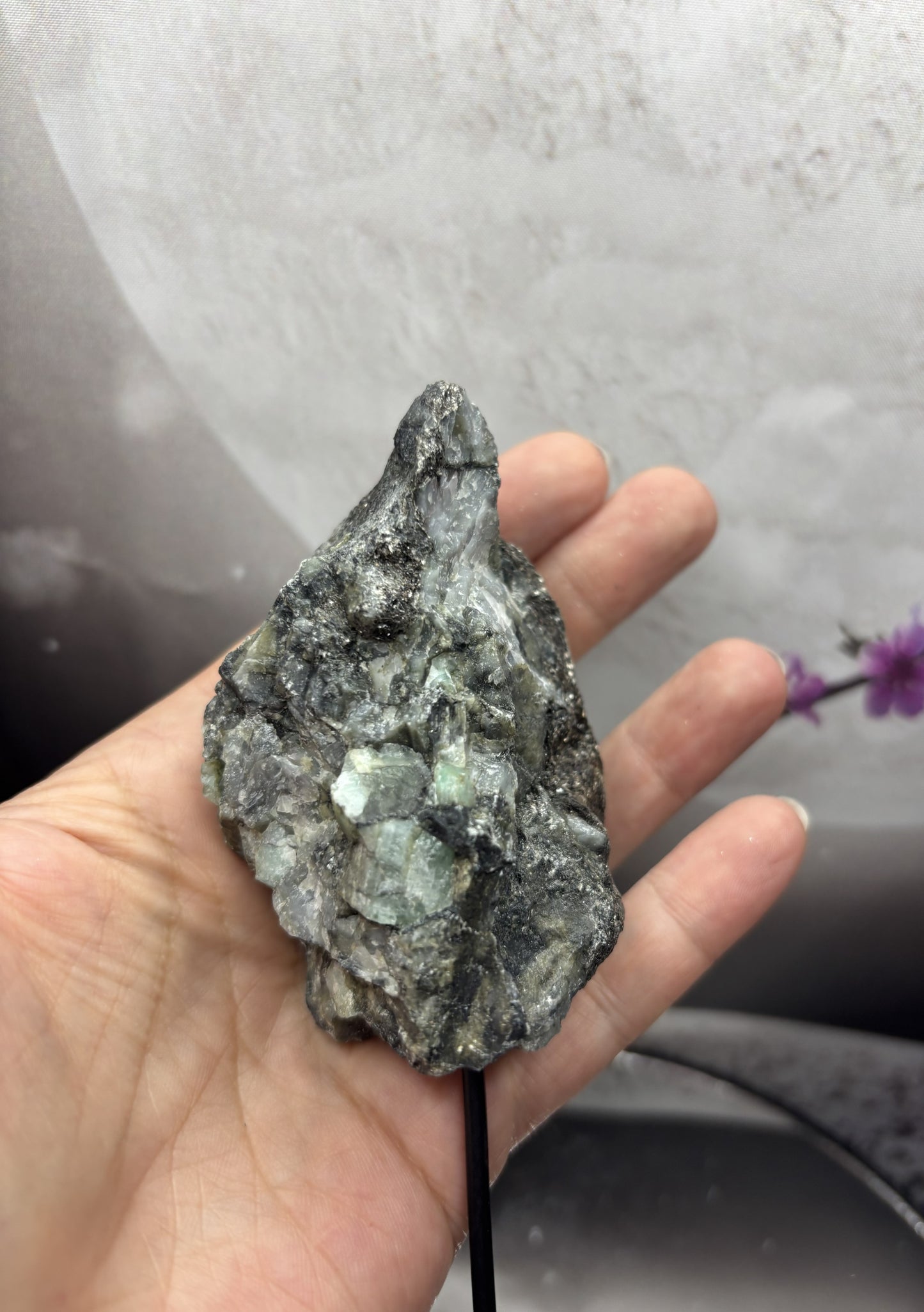 Emerald on Stand