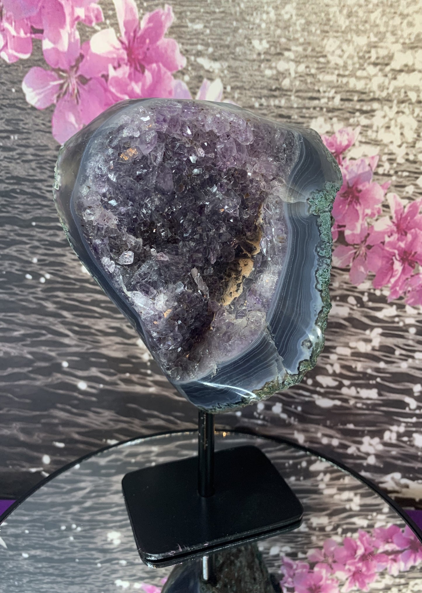 Druzy Amethyst on Stand A2