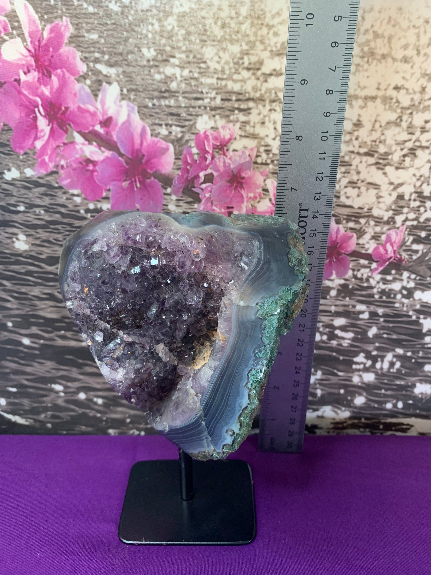 Druzy Amethyst on Stand A2