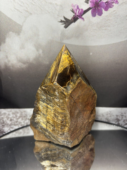 Natural Tiger's Eye Point