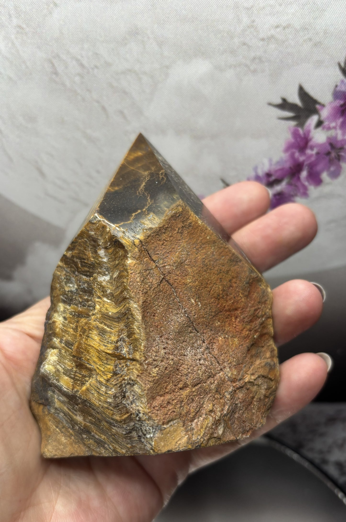Natural Tiger's Eye Point