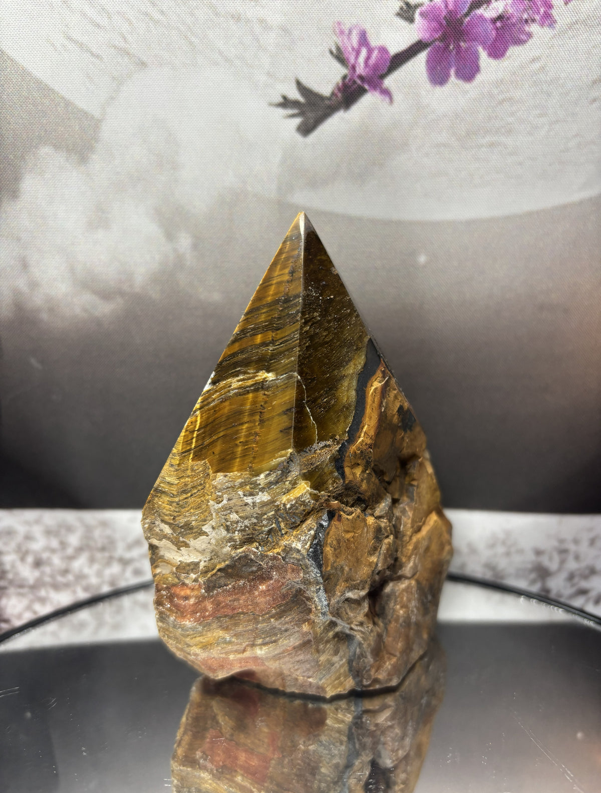 Natural Tiger's Eye Point