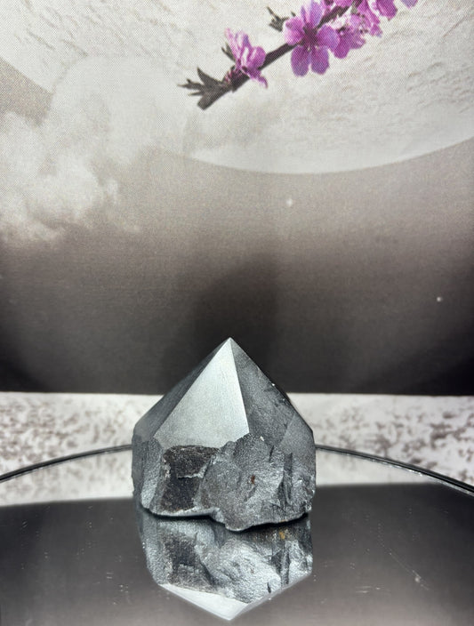 Natural Hematite Point