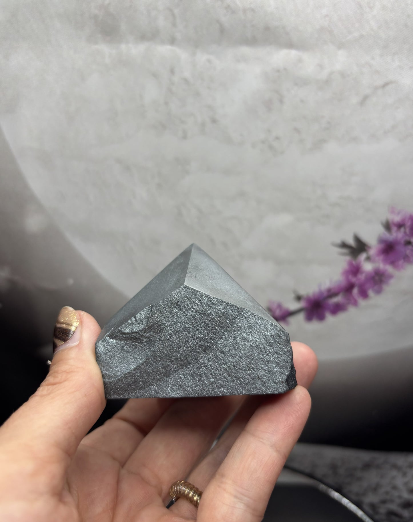 Natural Hematite Point