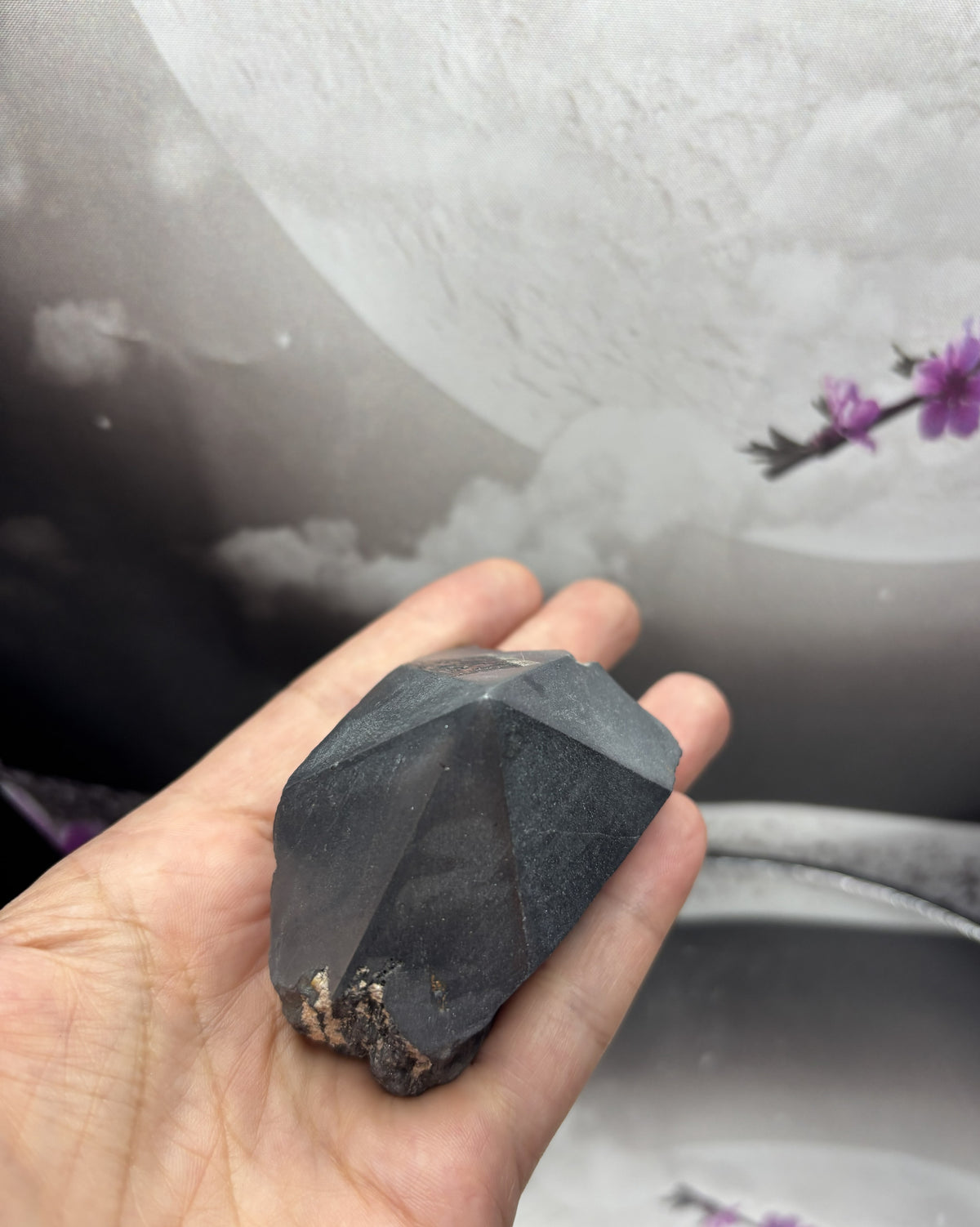 Natural Hematite Point