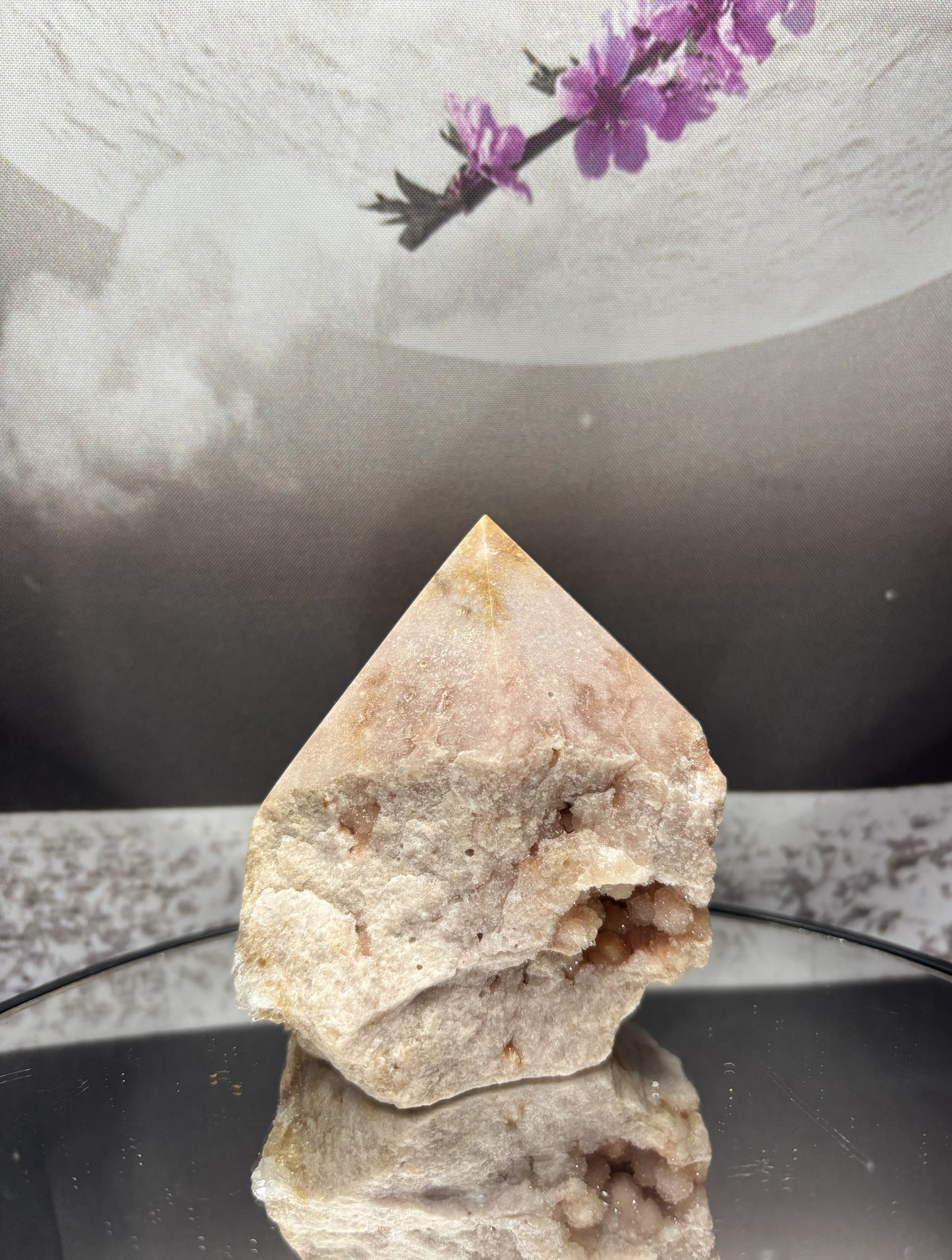 Natural Pink Amethyst Point
