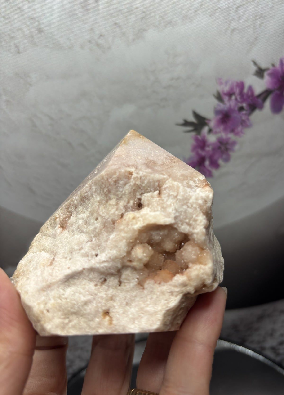 Natural Pink Amethyst Point
