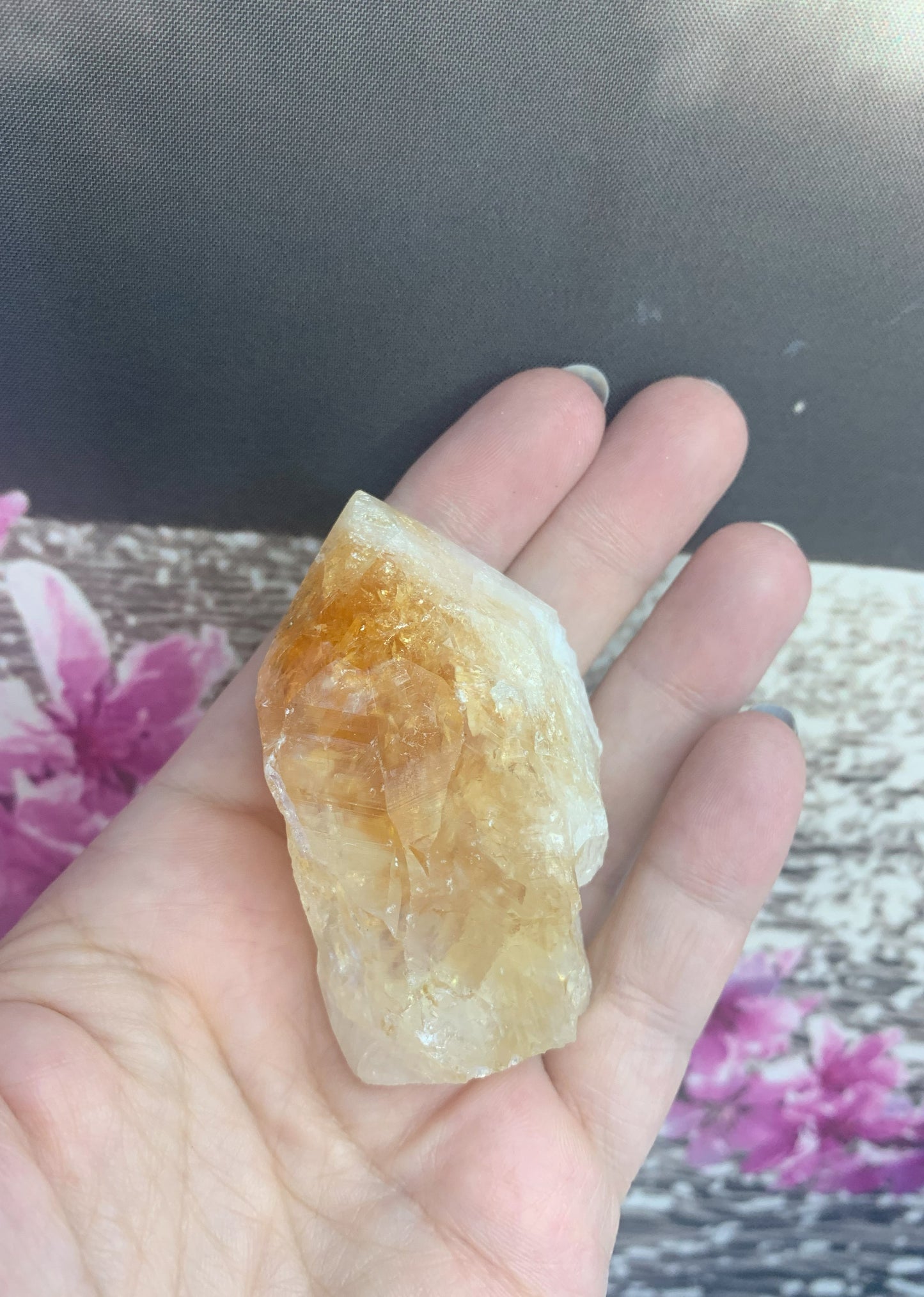 Citrine Points w/ Natural Sides