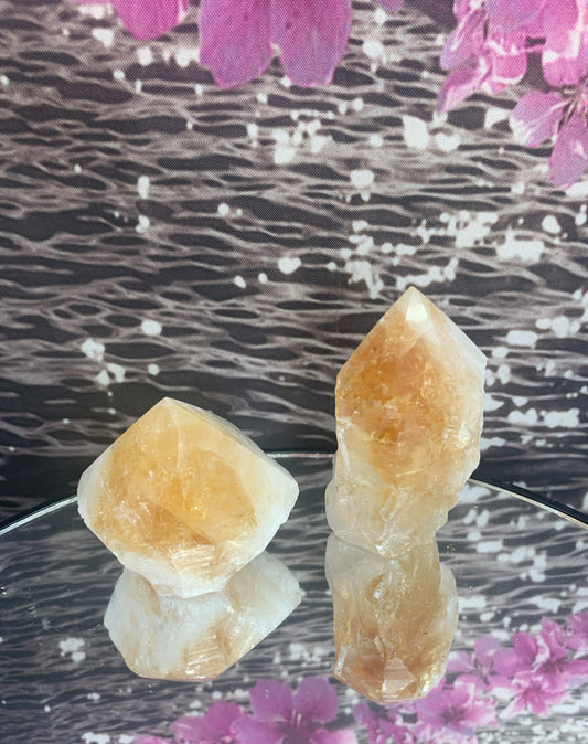 Citrine Points w/ Natural Sides