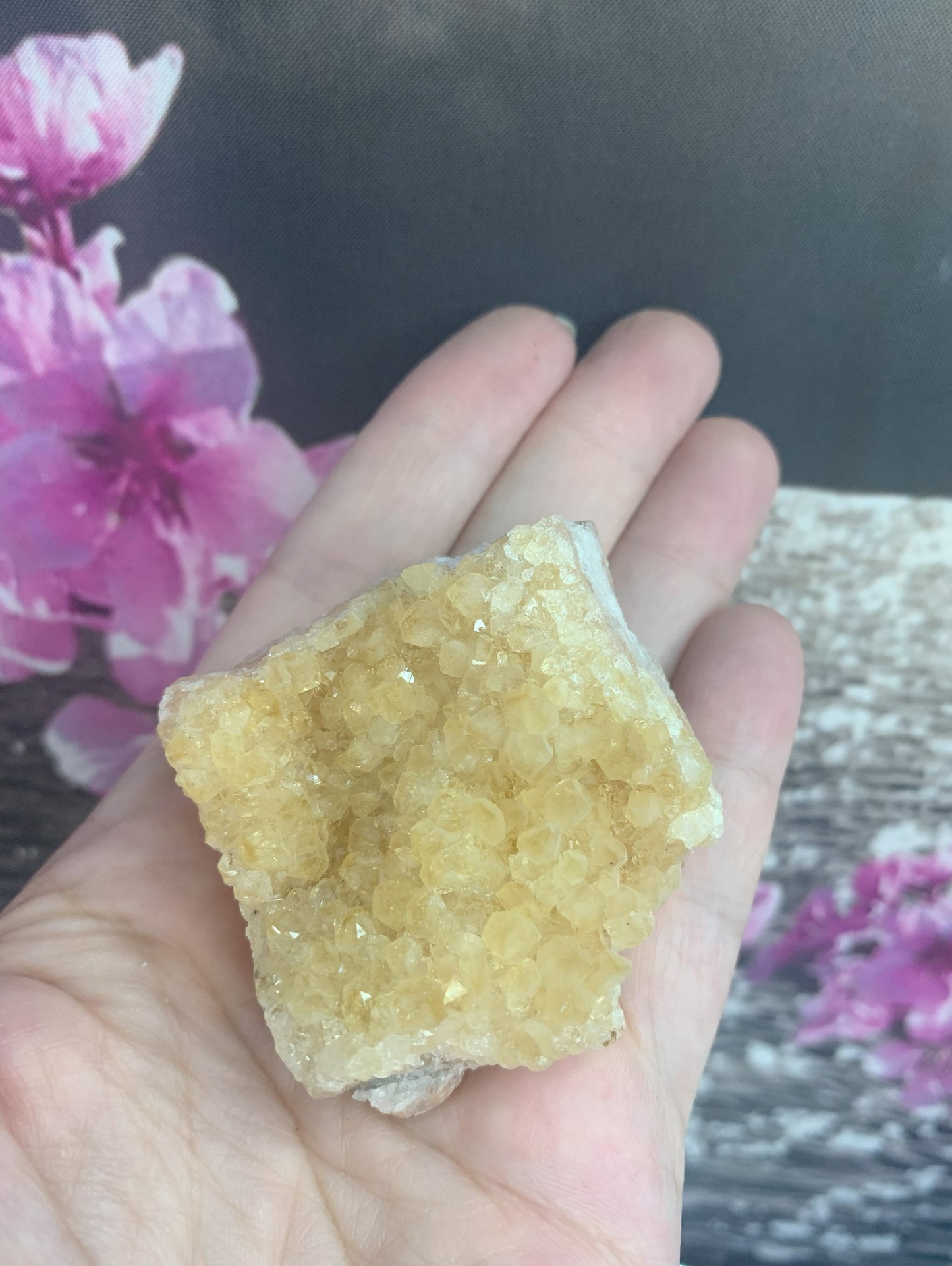 Citrine Cluster Cut Base