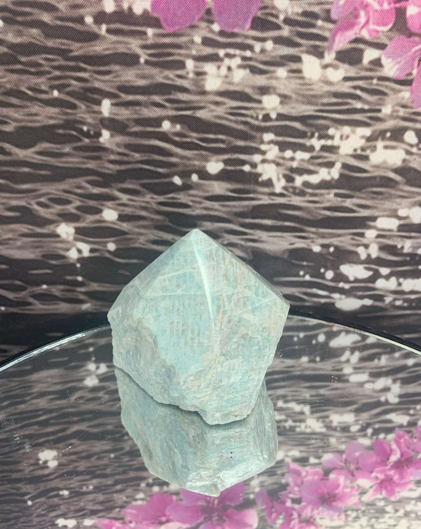 Amazonite Point w/ Natural Sides