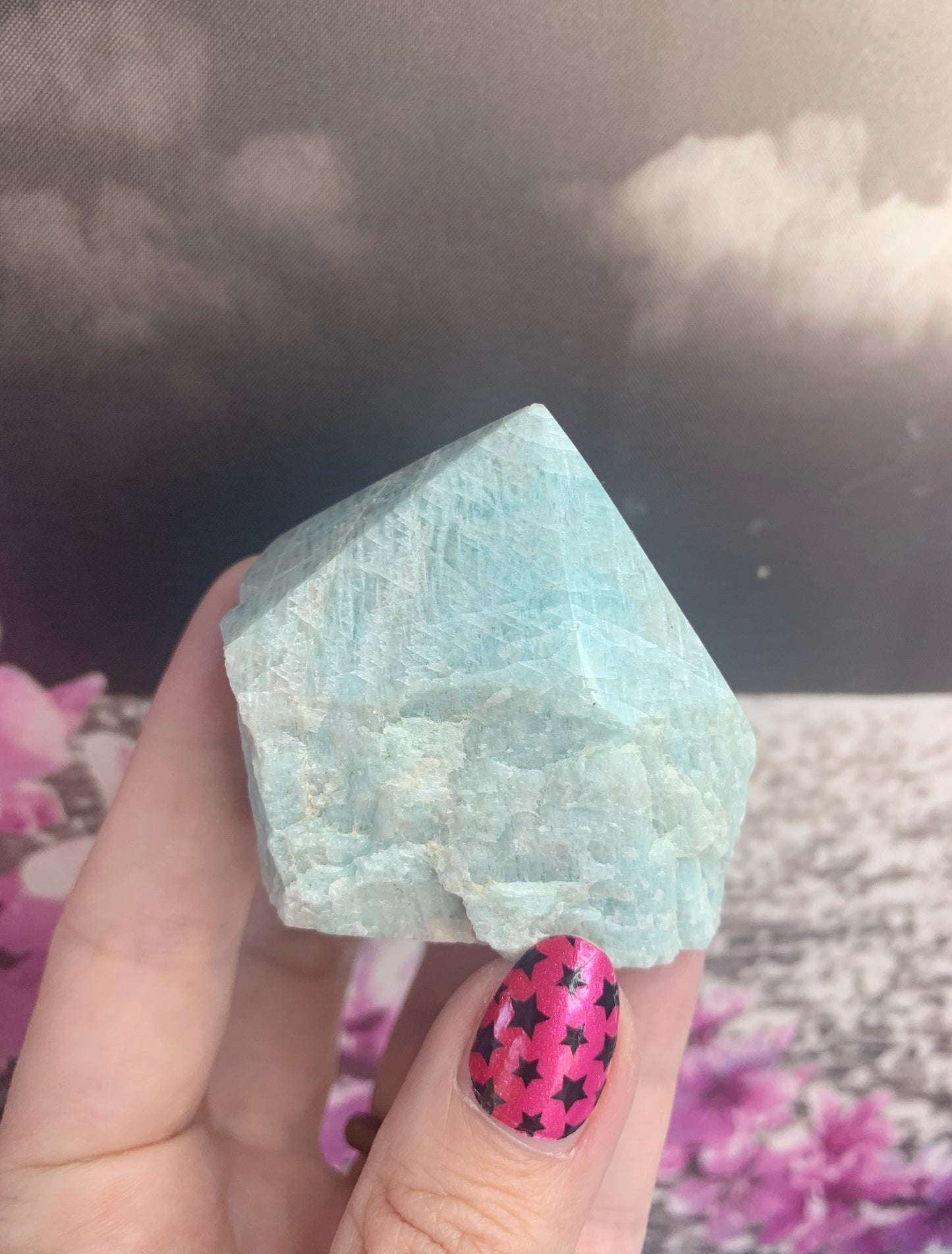 Amazonite Point w/ Natural Sides