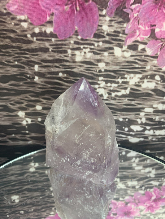 Amethyst Point w/ Natural Sides