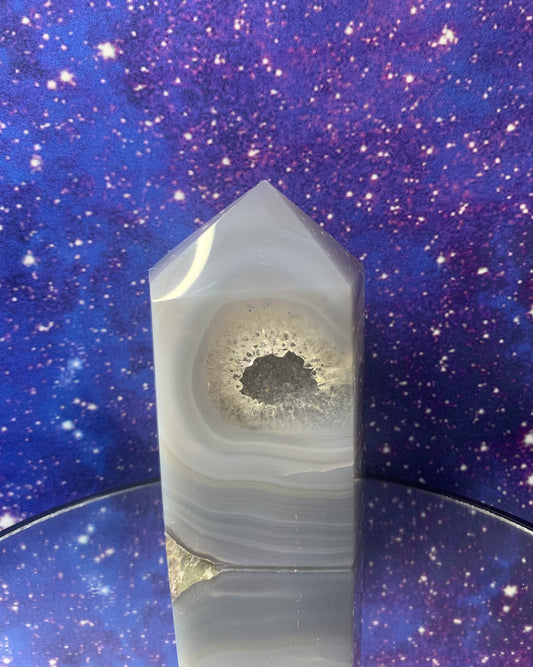 Amethyst Agate Geode Tower