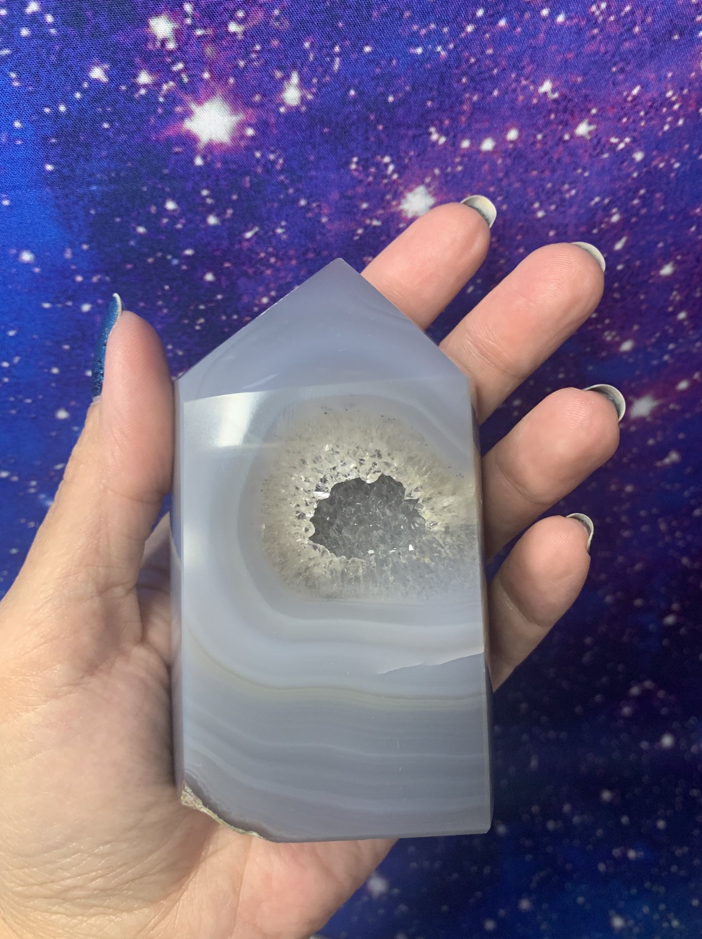 Amethyst Agate Geode Tower