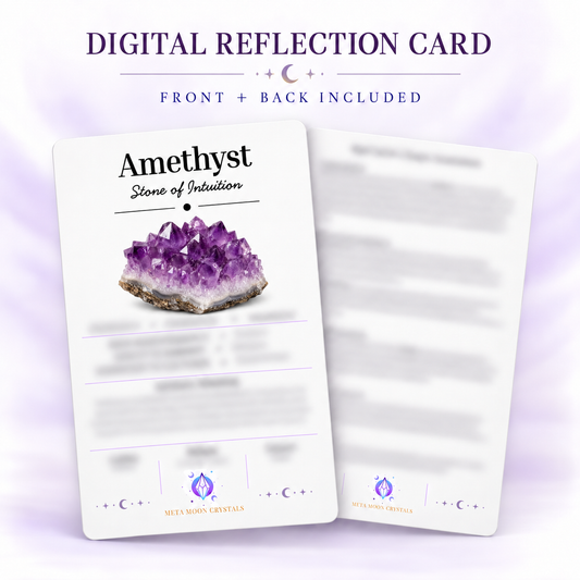 Amethyst Digital Reflection Card