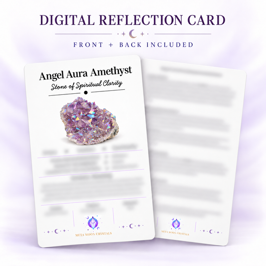 Angel Aura Amethyst Digital Reflection Card