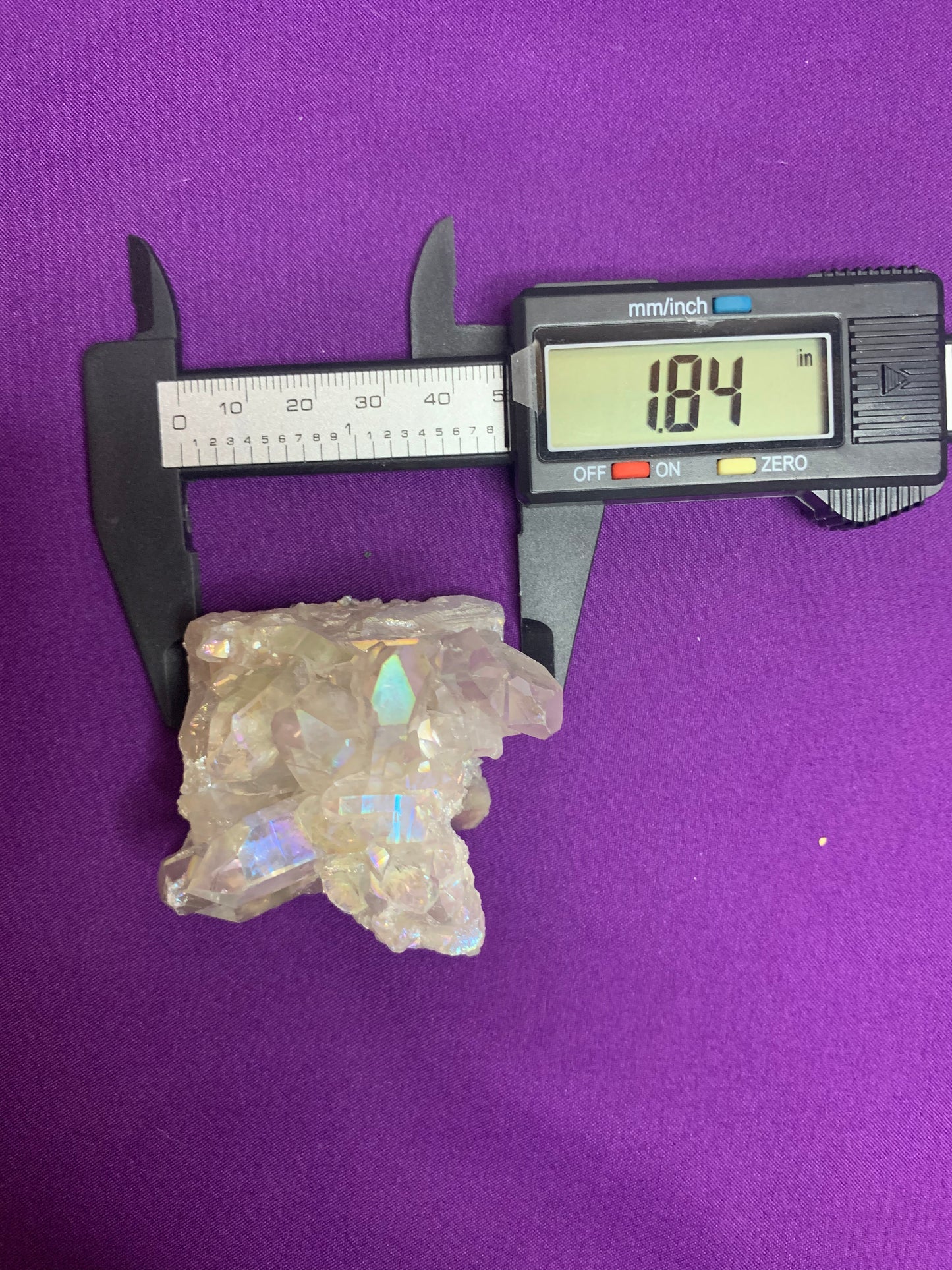 Angel Aura Quartz Crystal Cluster SM